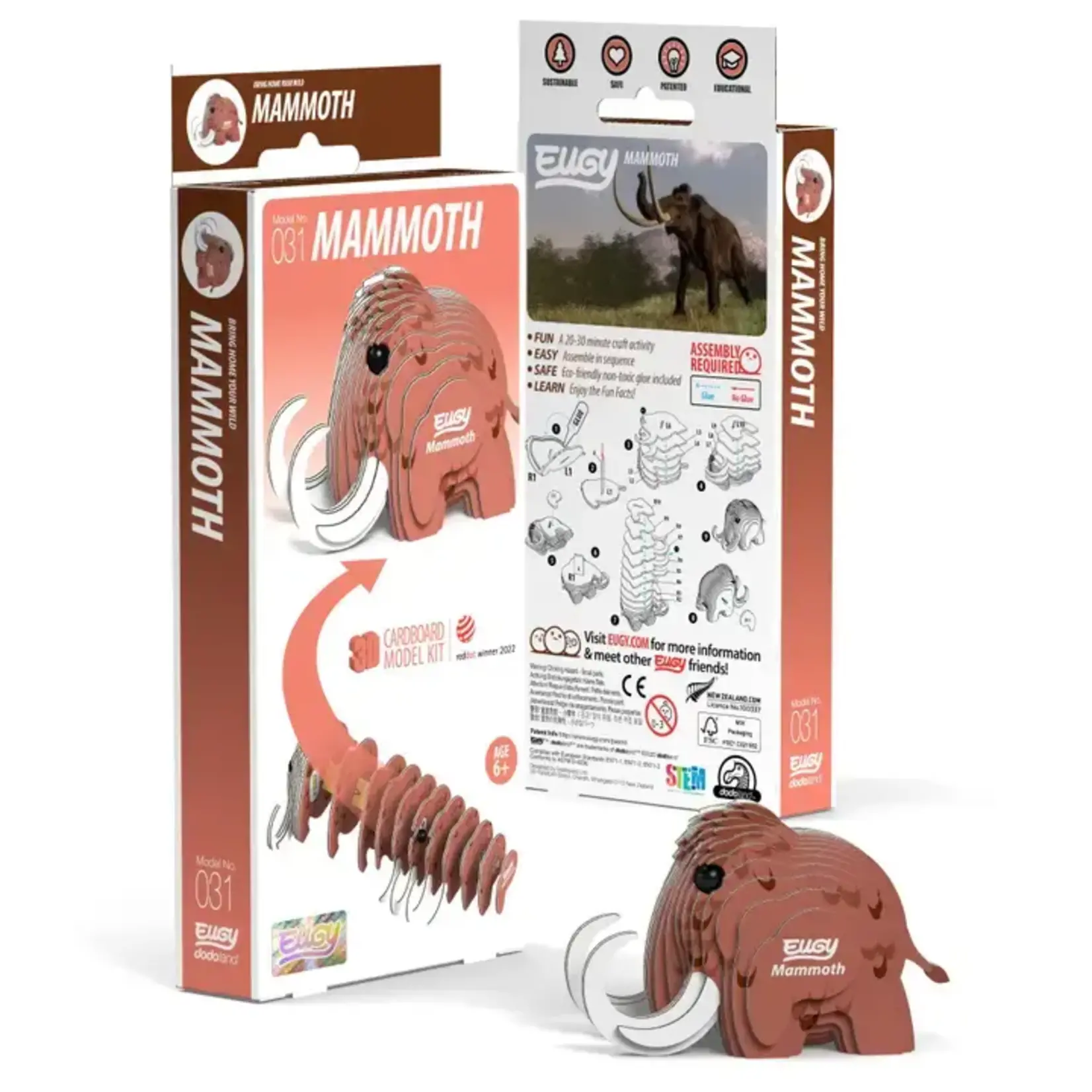 Safari Ltd Eugy - Mammoth 3D Puzzle