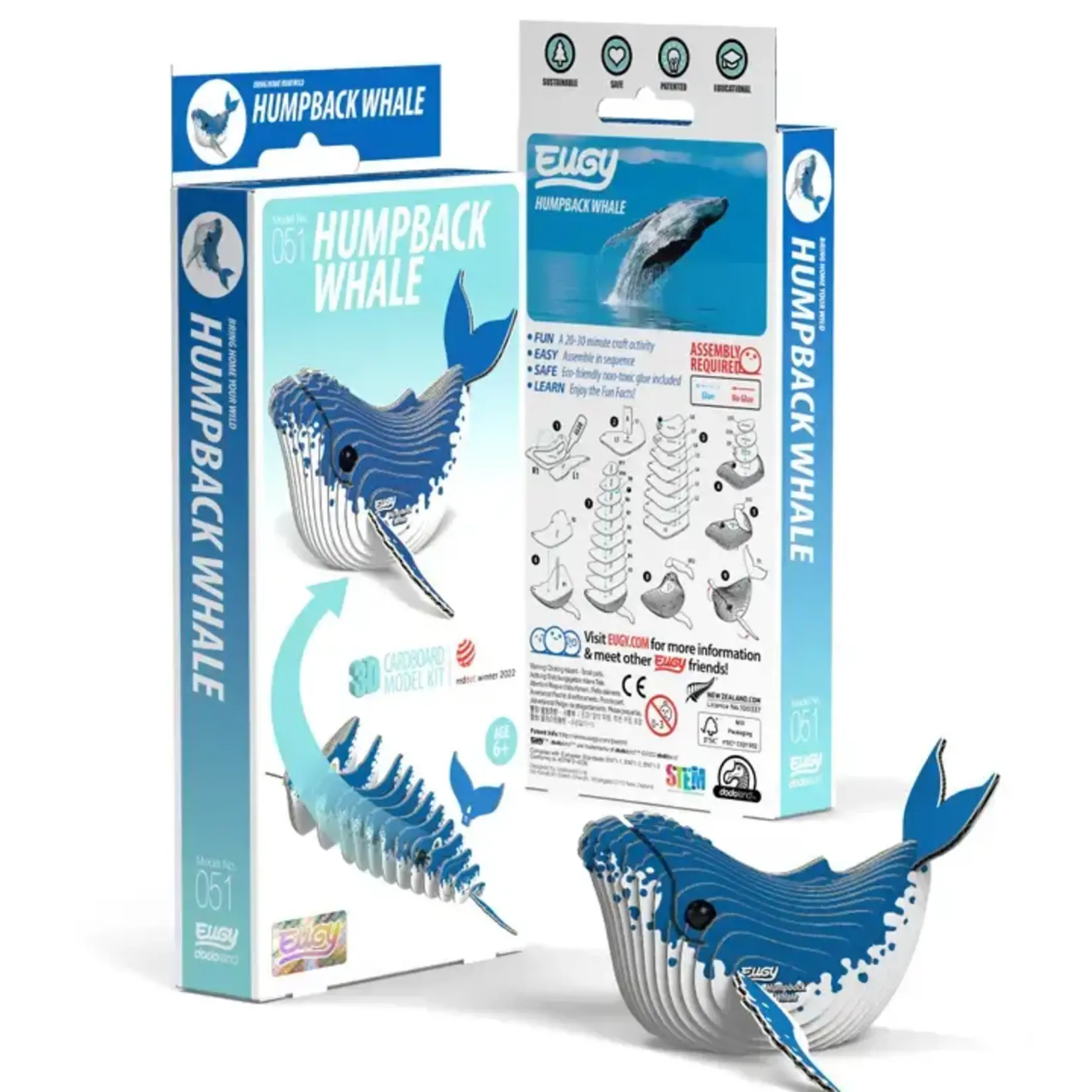 Safari Ltd Eugy - Humpback Whale 3D Puzzle