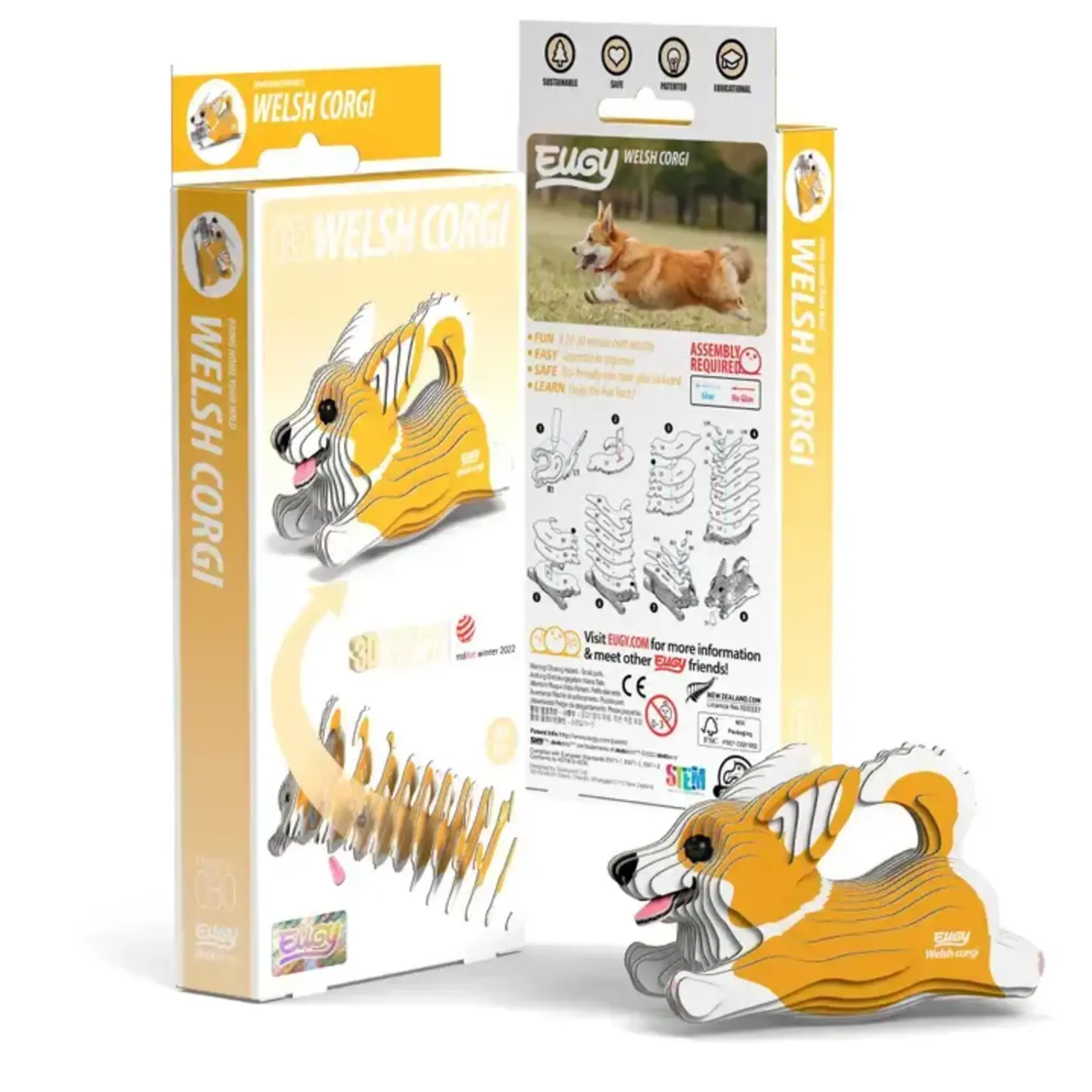 Safari Ltd Eugy - Welsh Corgi 3D Puzzle