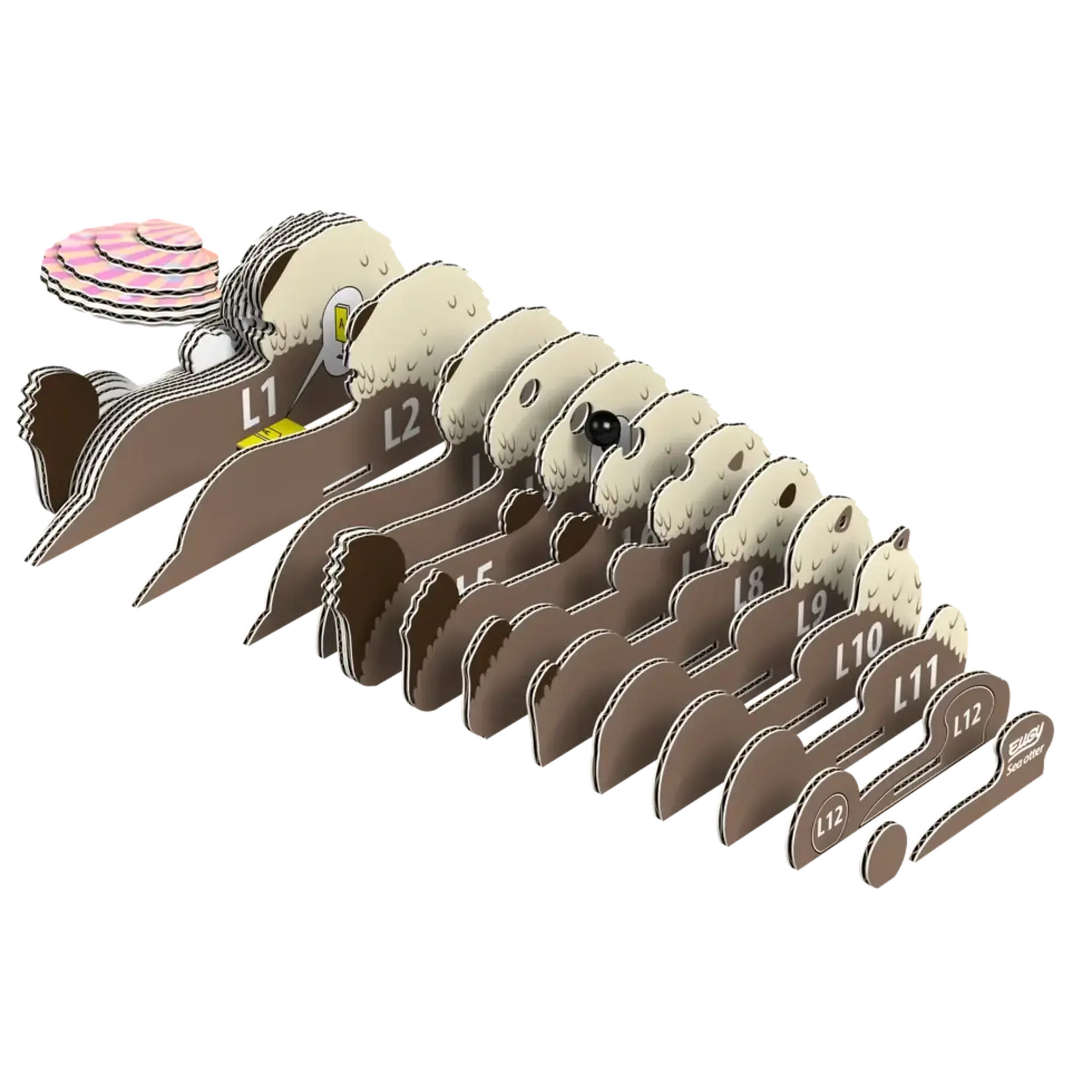 Safari Ltd Eugy - Sea Otter 3D Puzzle