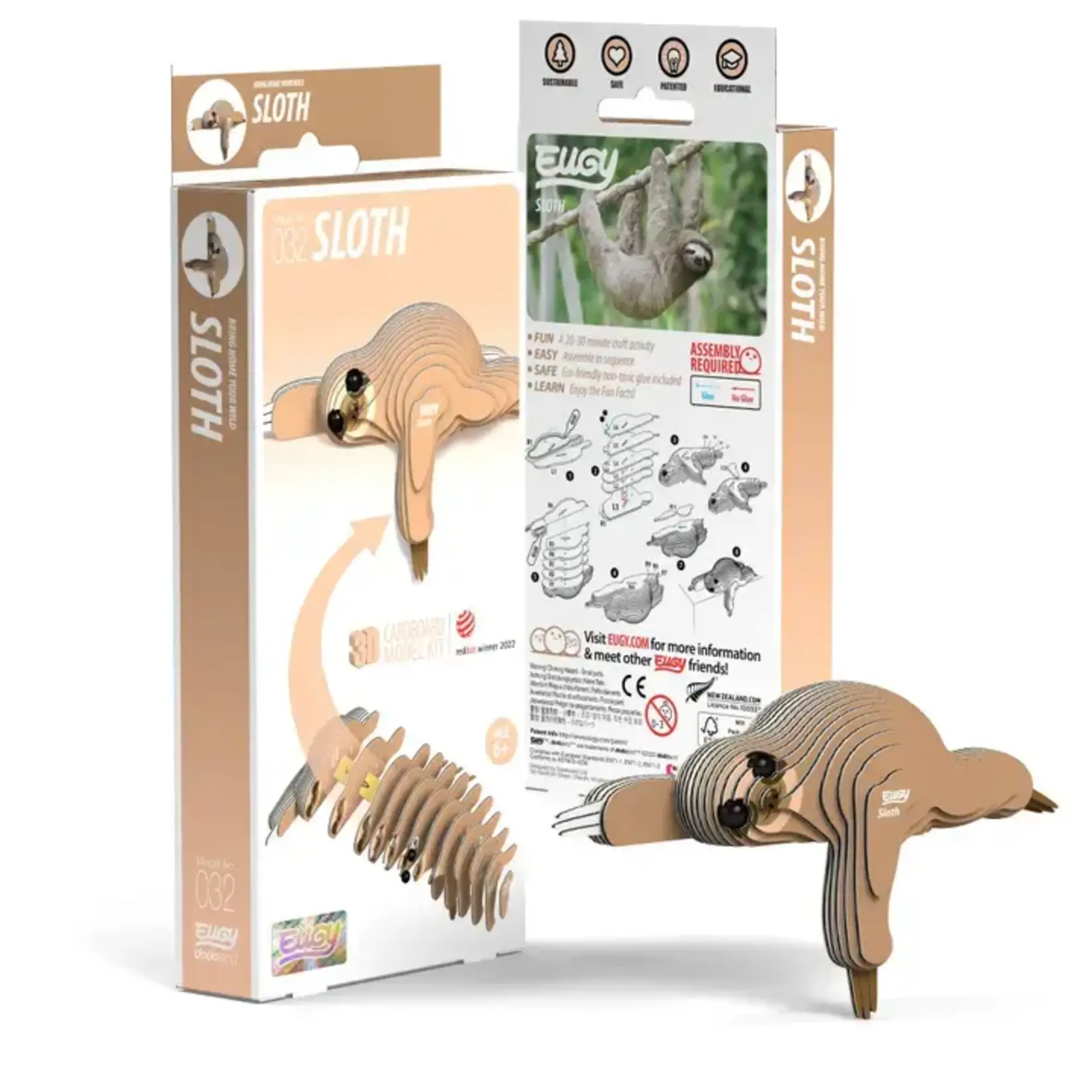 Safari Ltd Eugy - Sloth 3D Puzzle