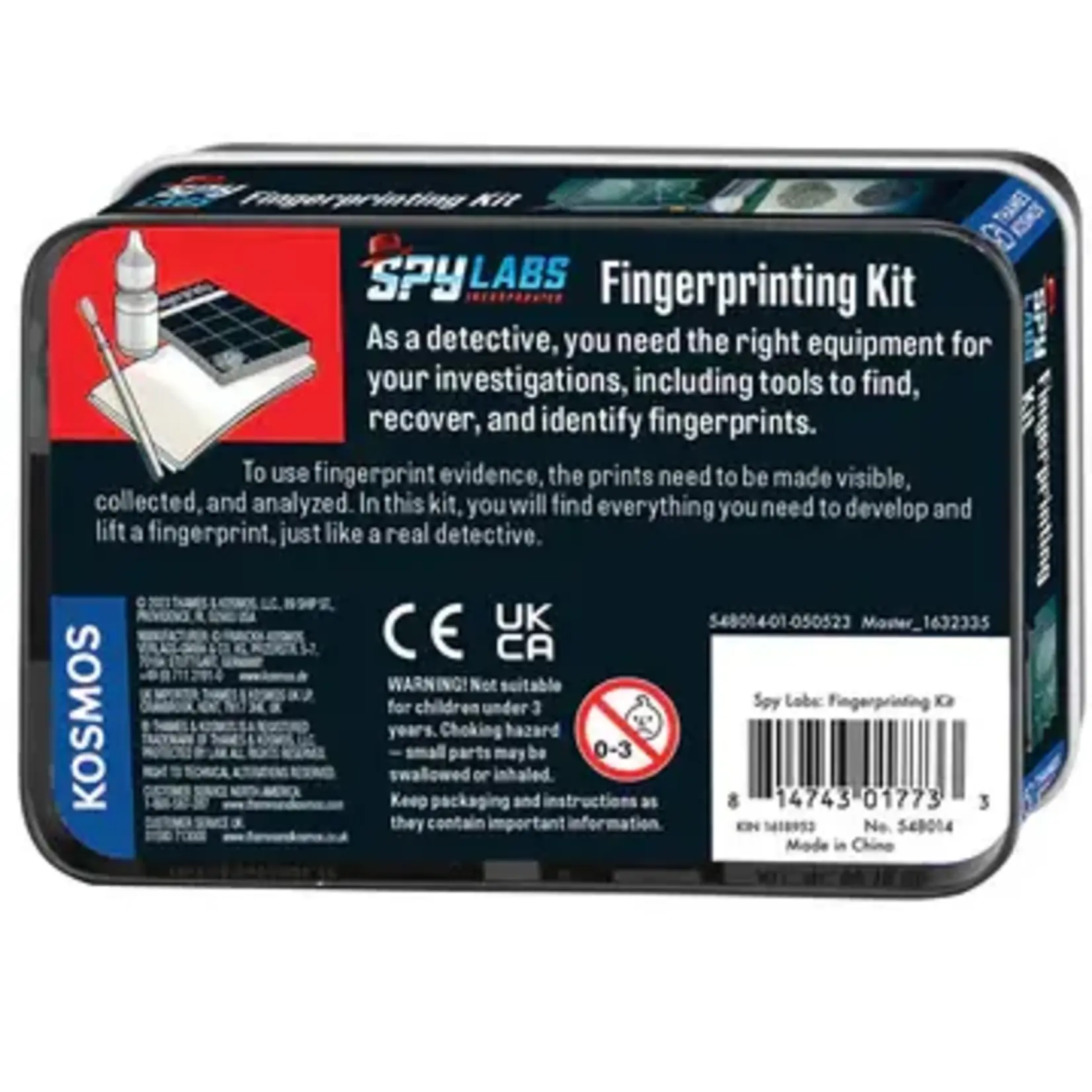Thames and Kosmos Spy Labs Fingerprinting Kit