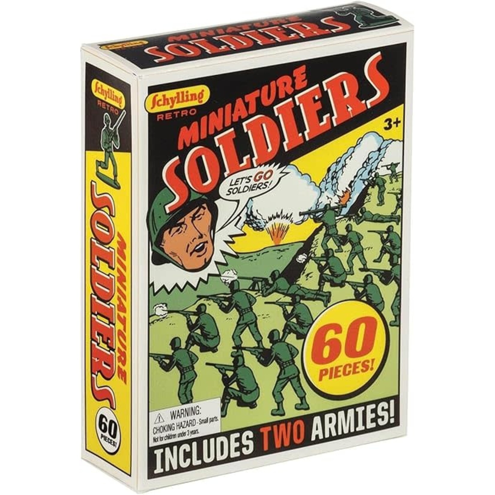 Schylling Retro Mini Soldier Army Men 60 Pack