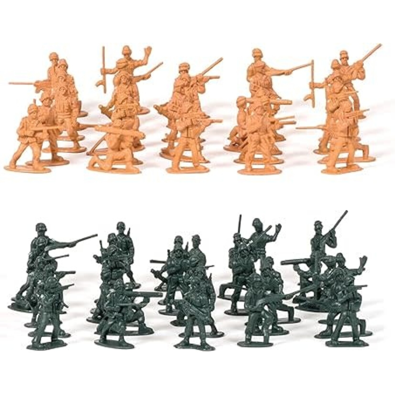 Schylling Retro Mini Soldier Army Men 60 Pack
