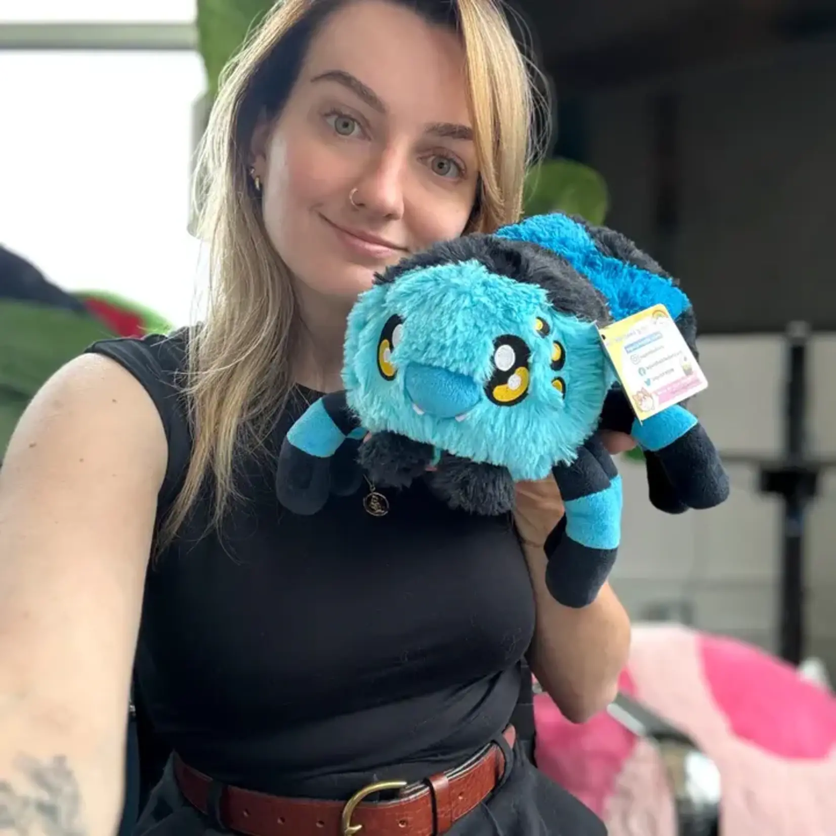 Squishable Mini Blue Tarantula Spider