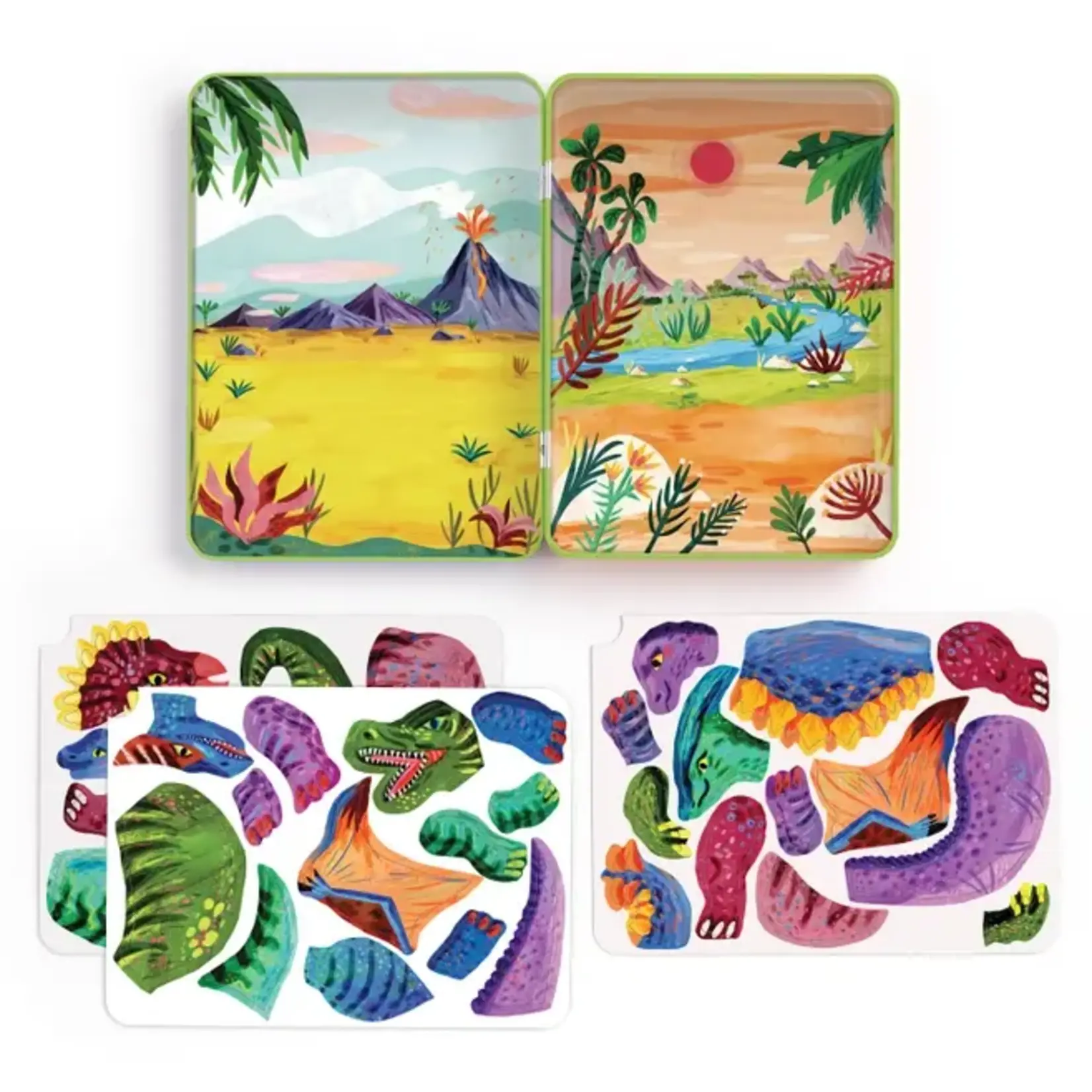 Chronicle Books Dino Mix Up Magnetic Build It