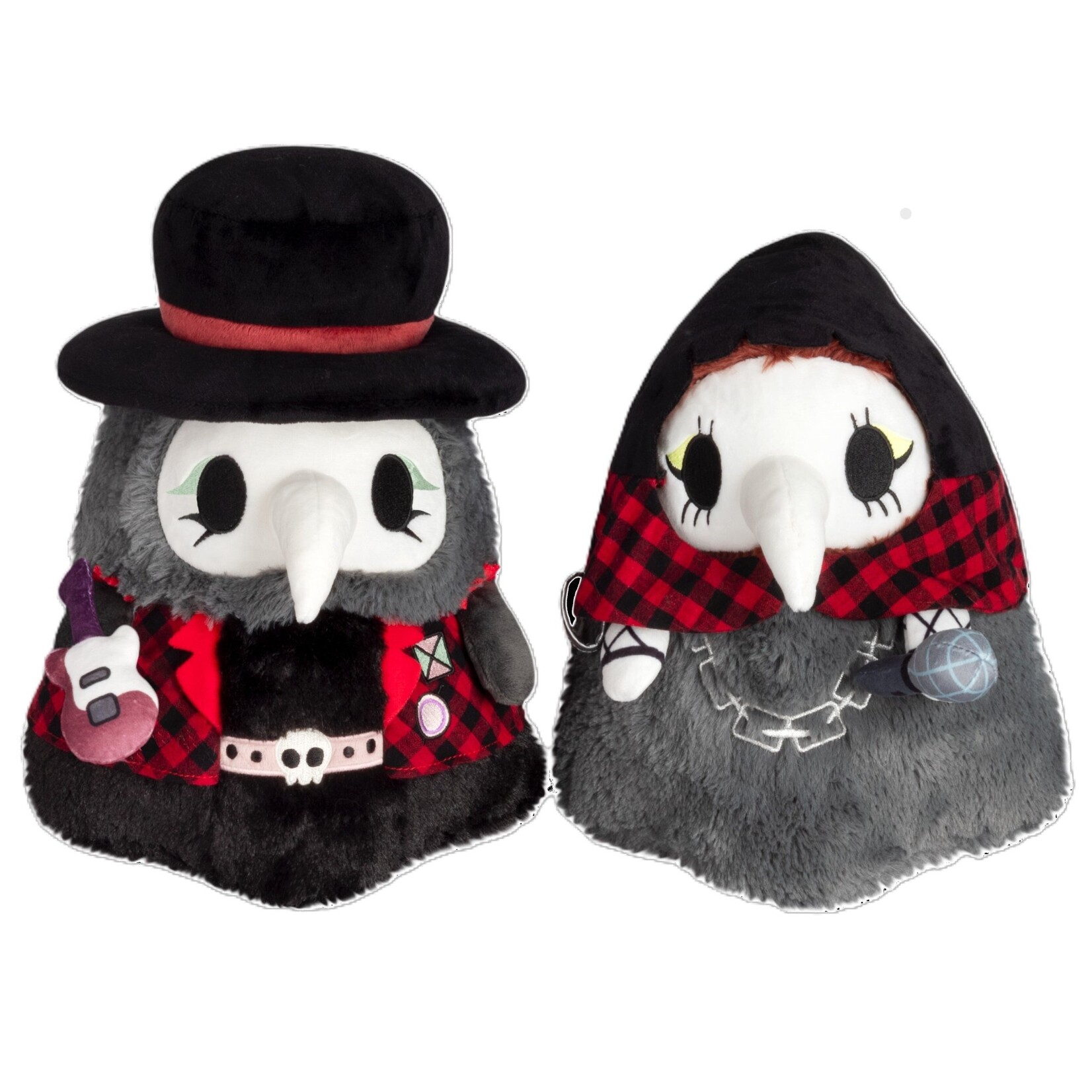 Squishable Mini Punk Rock Doctor Plague and Nurse Duo