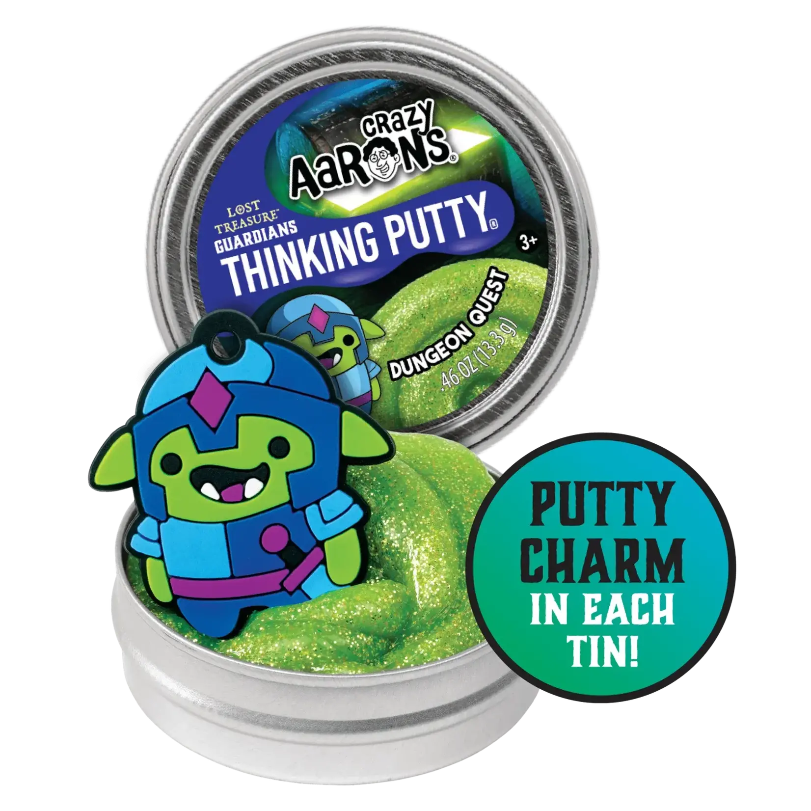 Crazy Aaron's Thinking Putty 2" Mini Putty - Lost Treasure Guardians