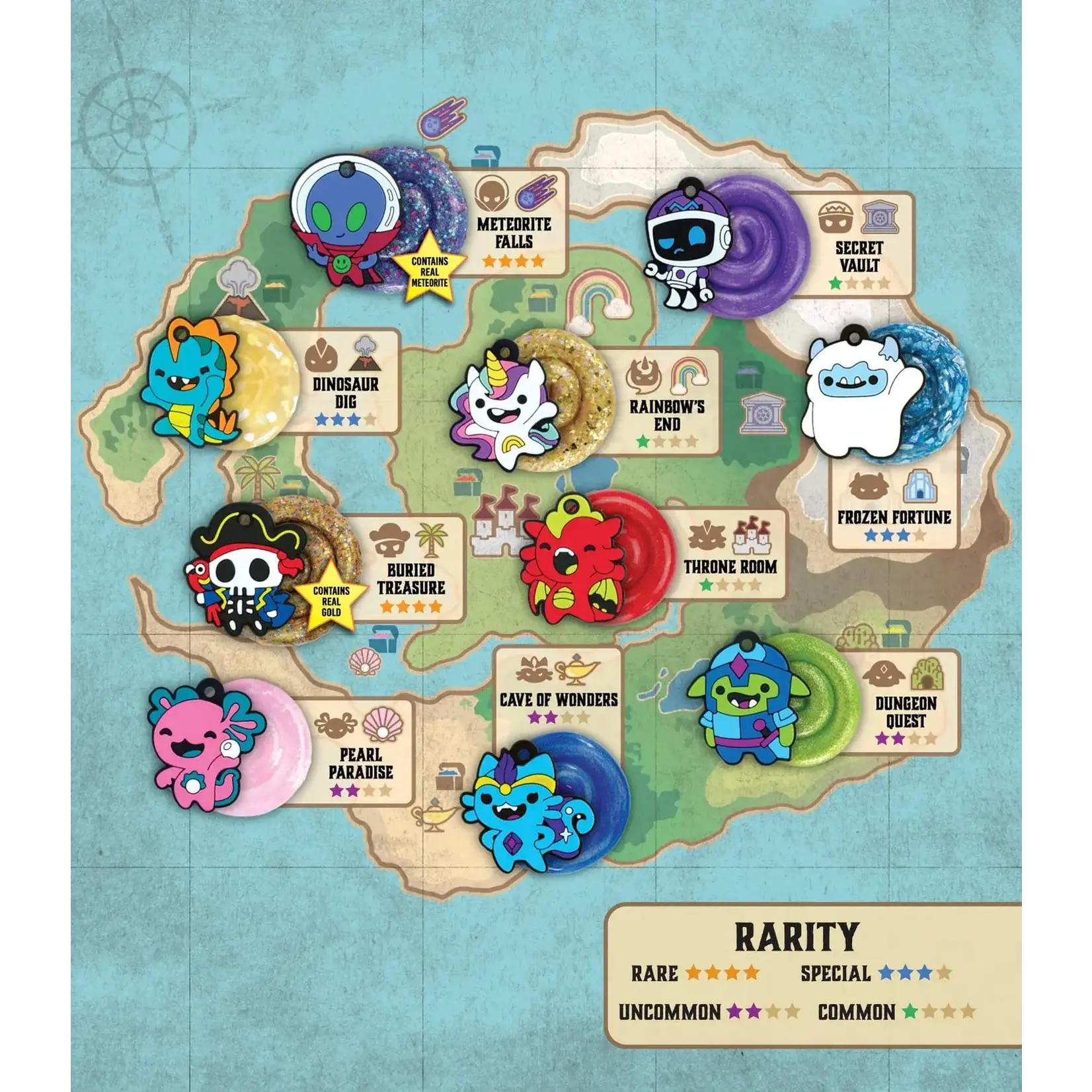 Crazy Aaron's Thinking Putty Mini Putty - Lost Treasure Guardians