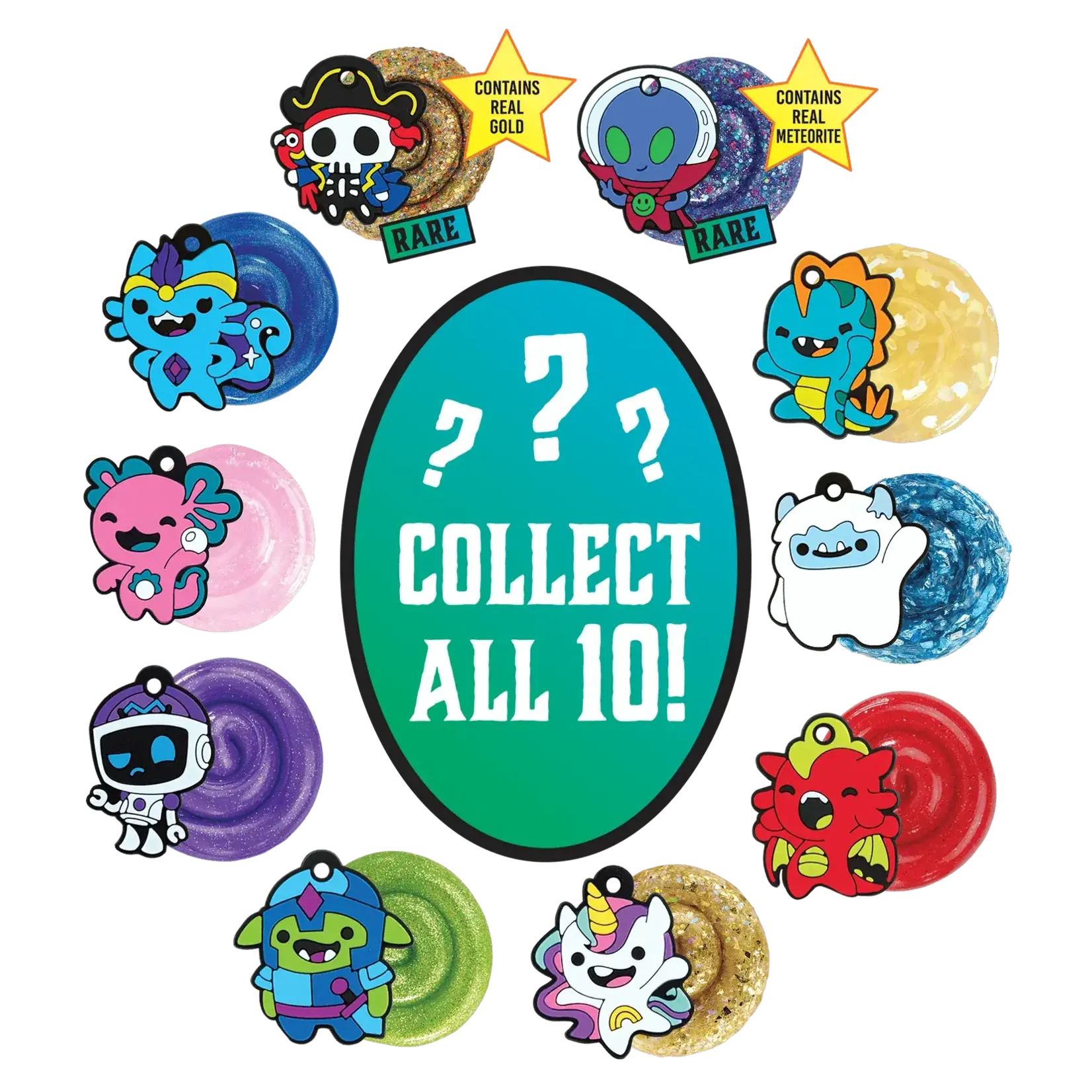Crazy Aaron's Thinking Putty 2" Mini Putty - Lost Treasure Guardians