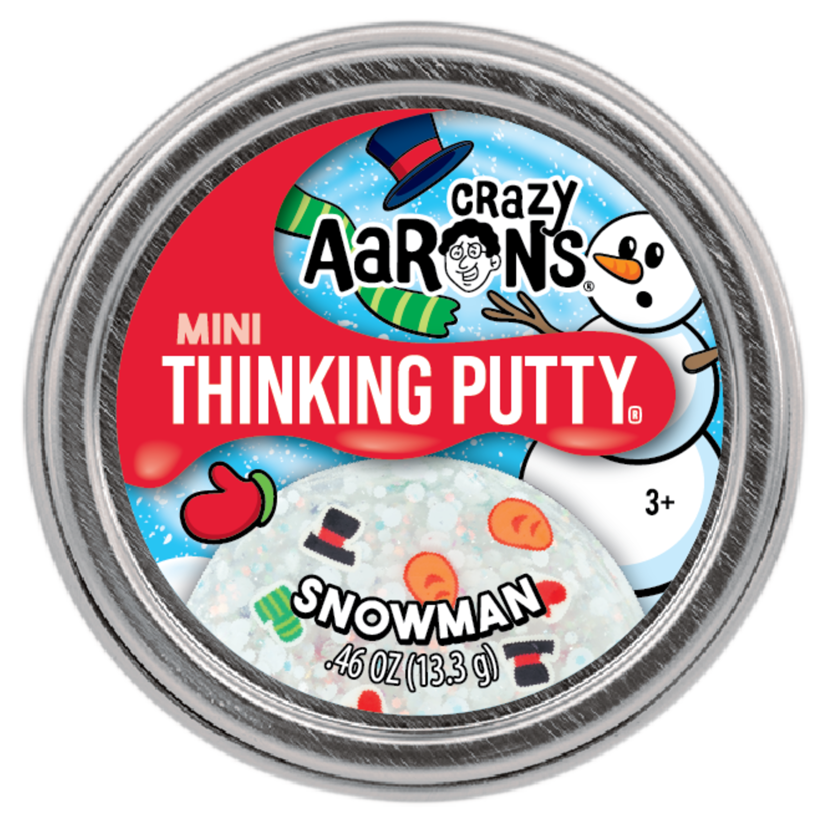 Crazy Aaron's Thinking Putty 2" Mini Putty Holiday Christmas Assortment