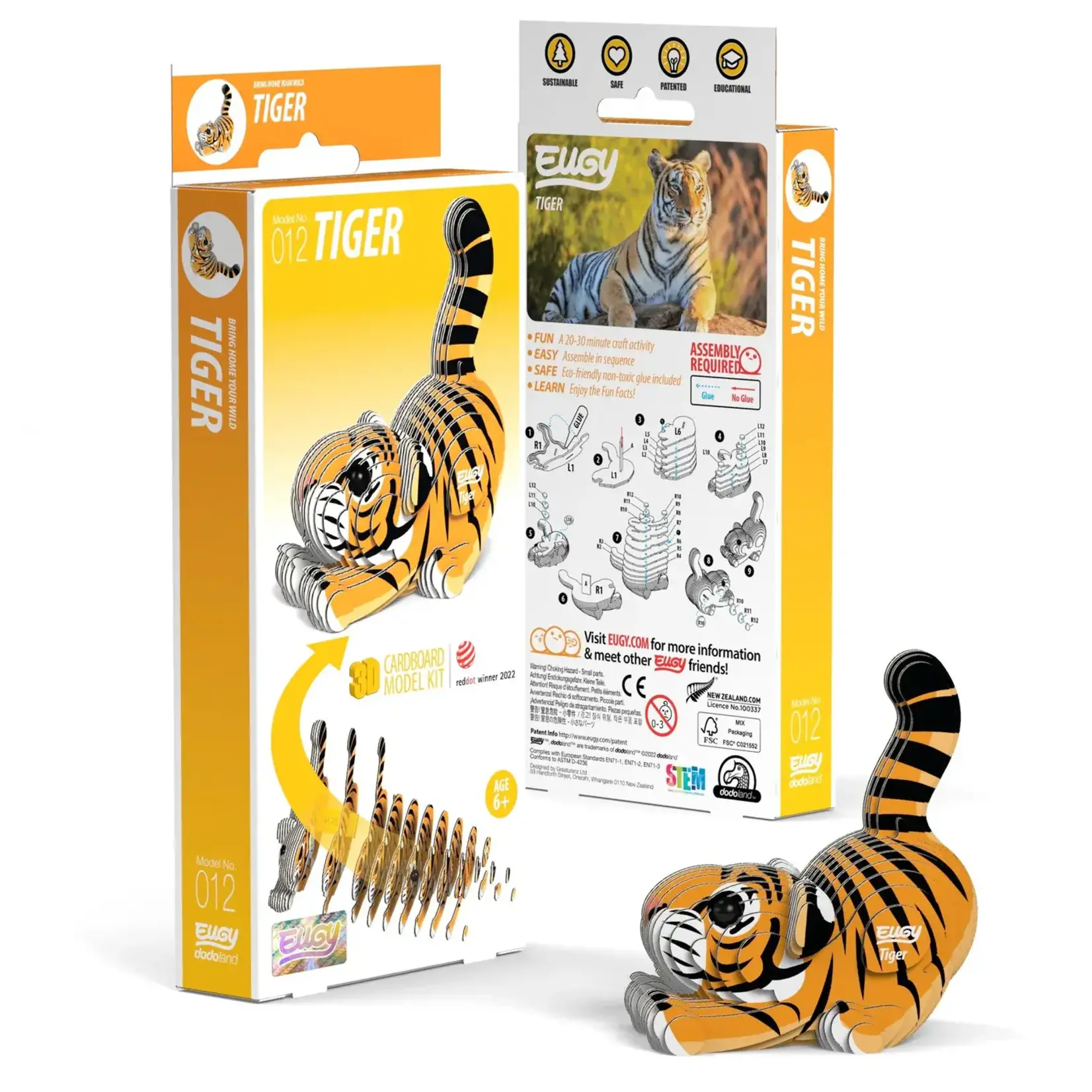 Safari Ltd Eugy - Tiger 3D Puzzle