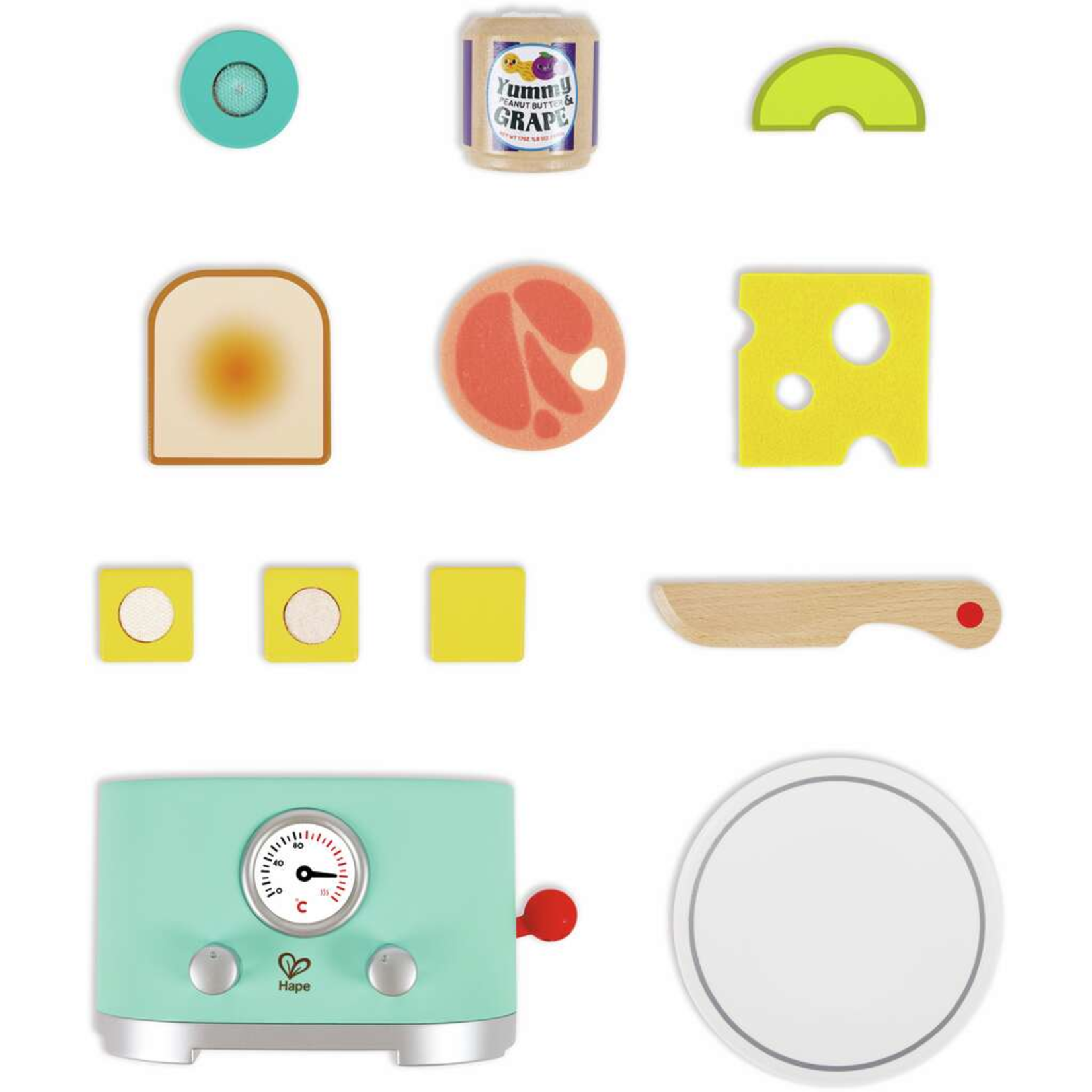 Hape Ding and Pop-Up Toaster