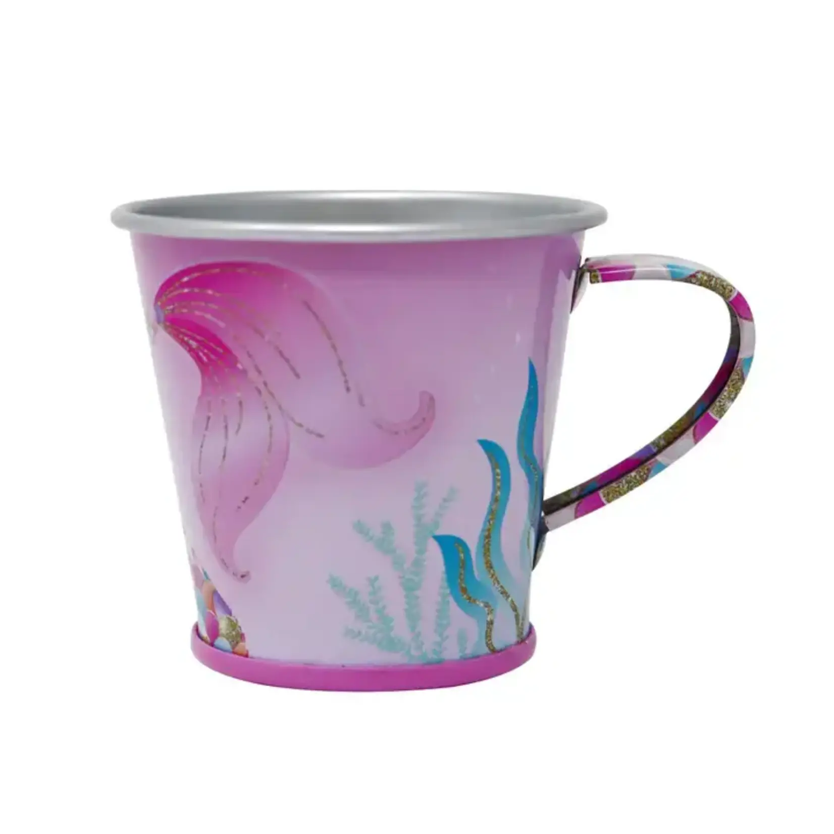 Pink Poppy Enchanted Mermaid  10 Piece Tea Set for 2