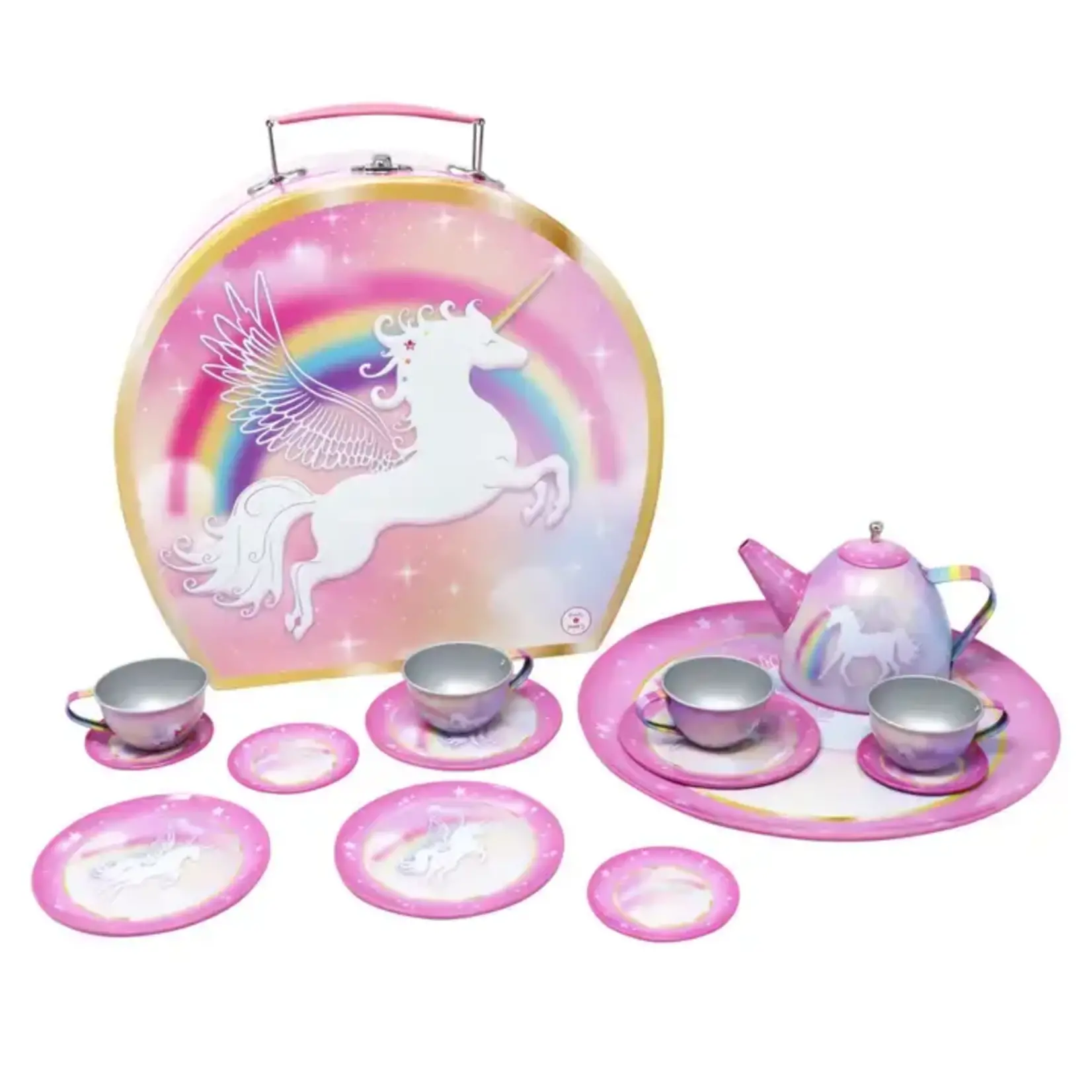 Pink Poppy Unicorn Dreamer 15 Piece Tea Set