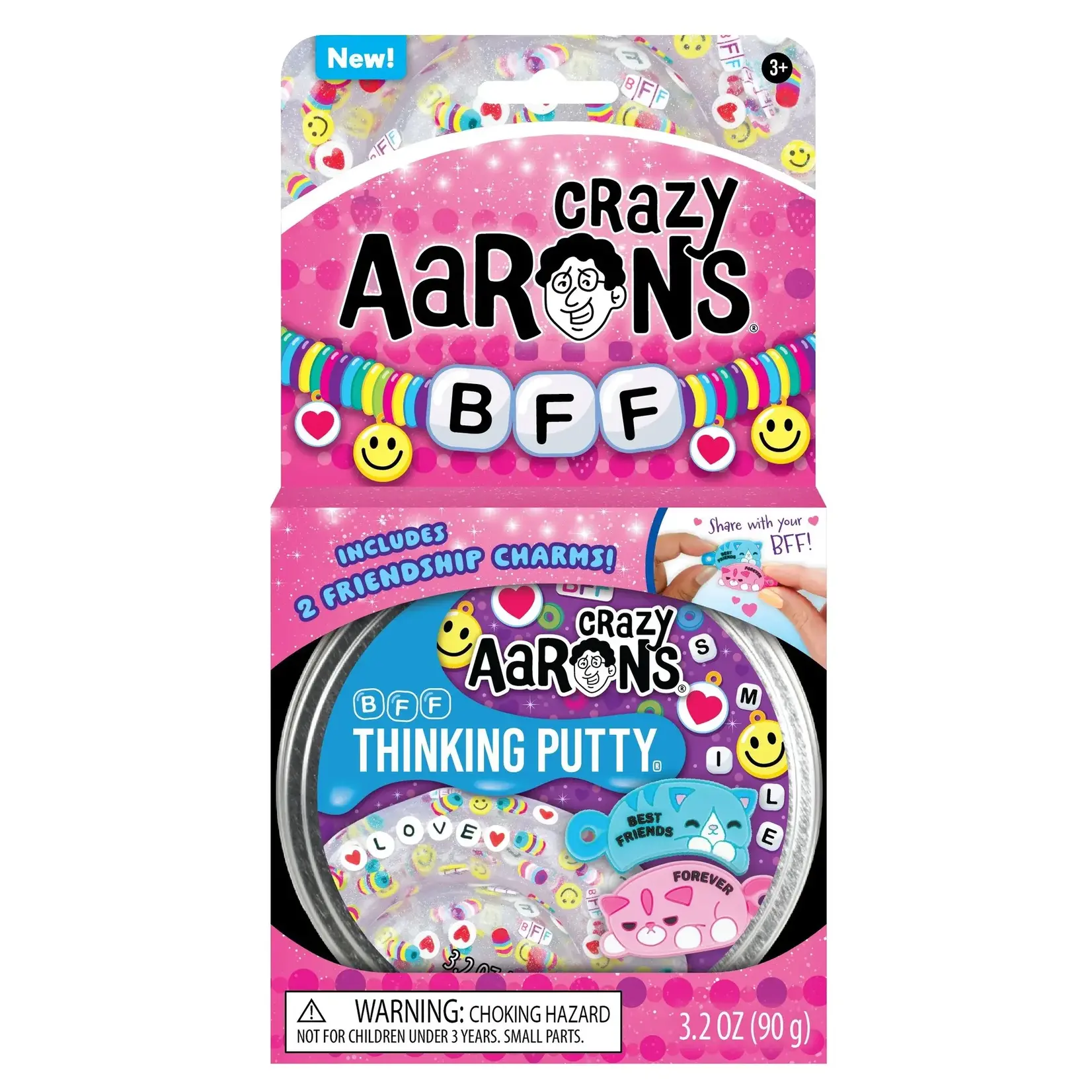 Crazy Aaron's Thinking Putty BFF Thinking Putty Tin