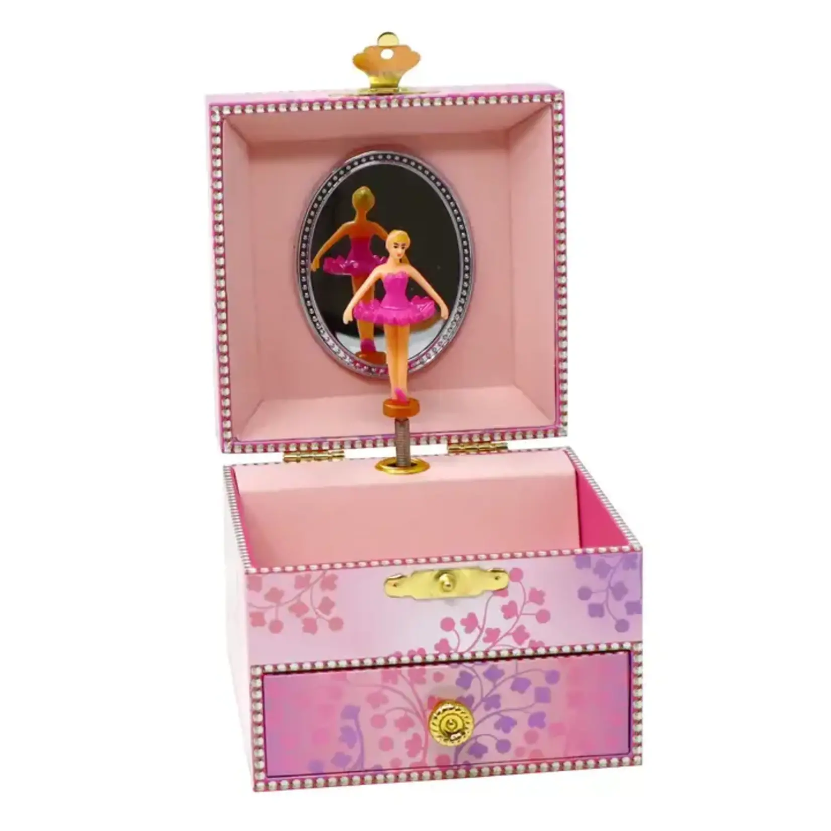 Pink Poppy Ballerina Boutique Musical Jewelry Box - Small