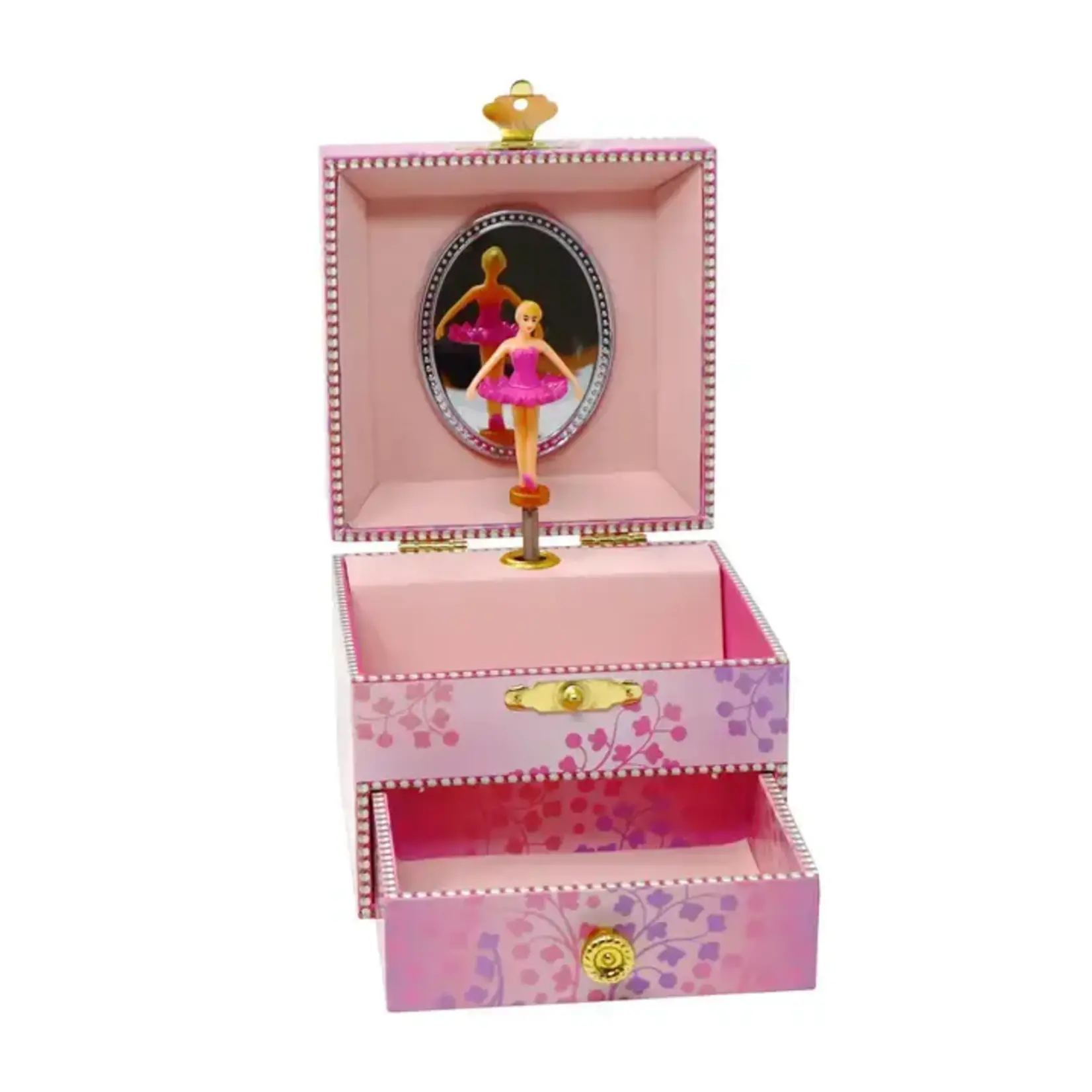 Pink Poppy Ballerina Boutique Musical Jewelry Box - Small