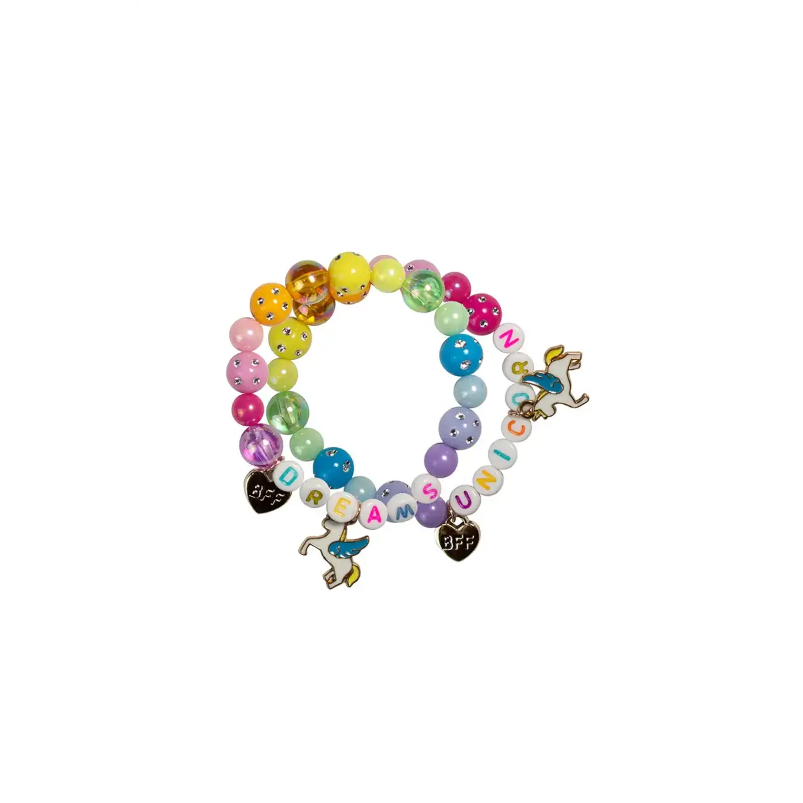 Great Pretenders Dreams Unicorn BFF Bracelets, 2 piece set