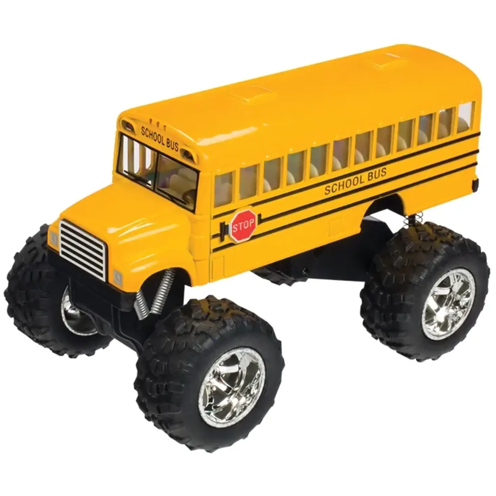 Toysmith Die-Cast Pullback Monster School Bus