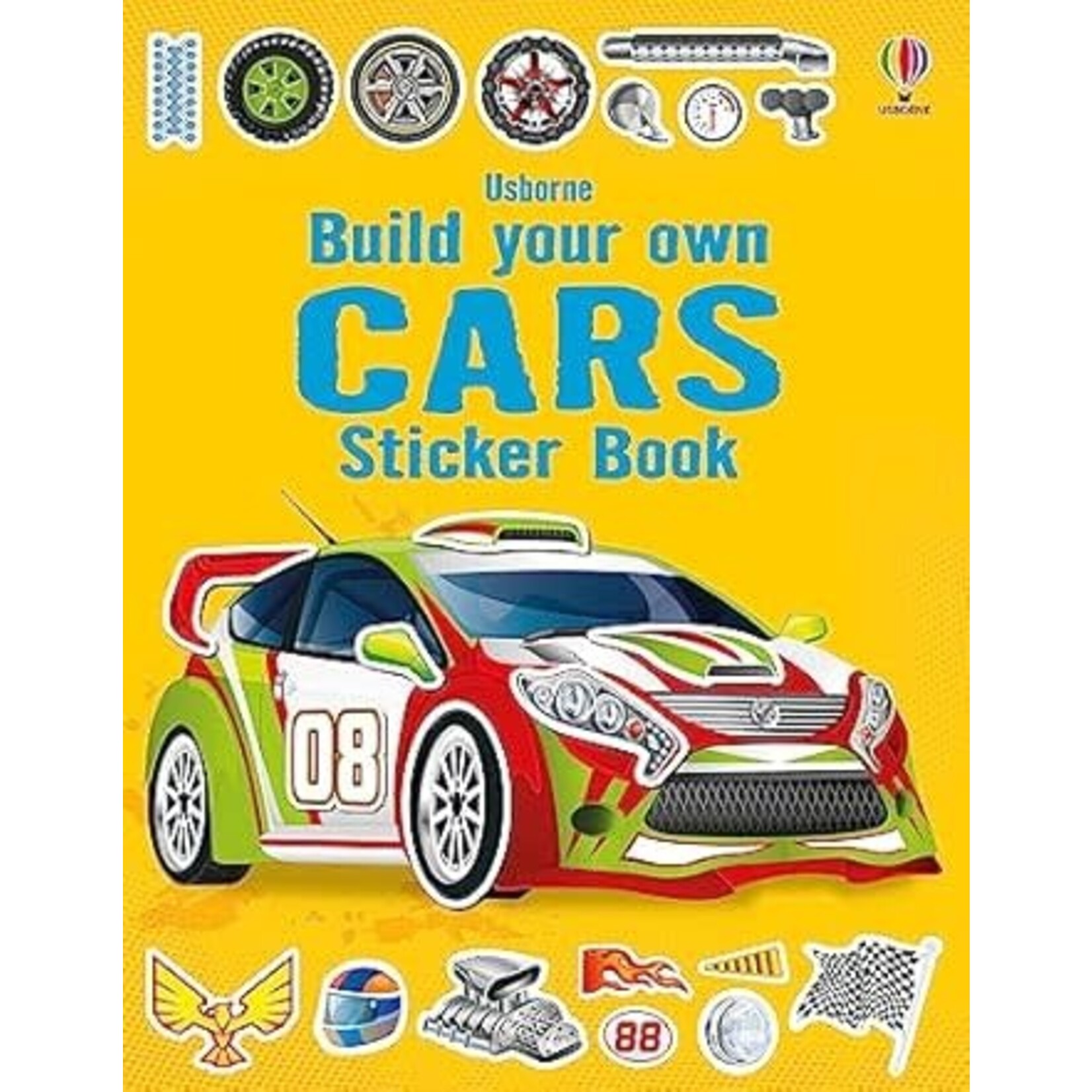 Usborne Build Your Own Cars Sticker Book