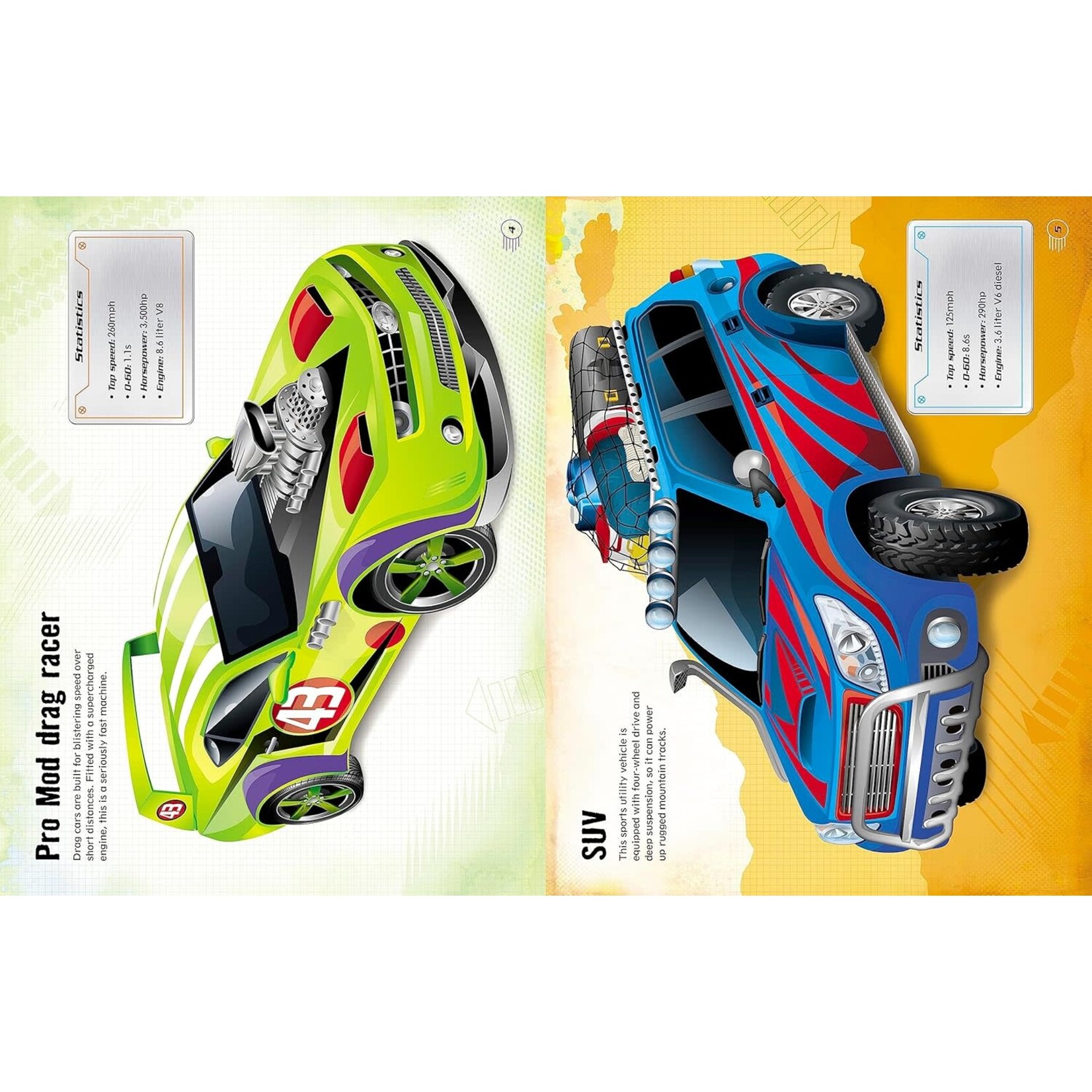 Usborne Build Your Own Cars Sticker Book
