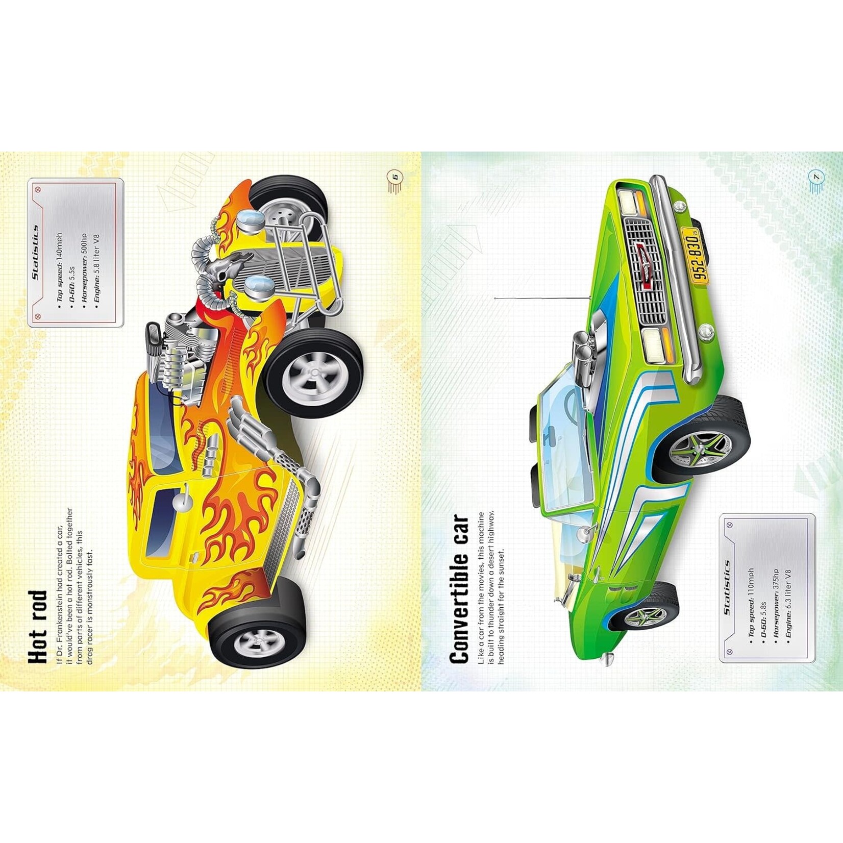 Usborne Build Your Own Cars Sticker Book