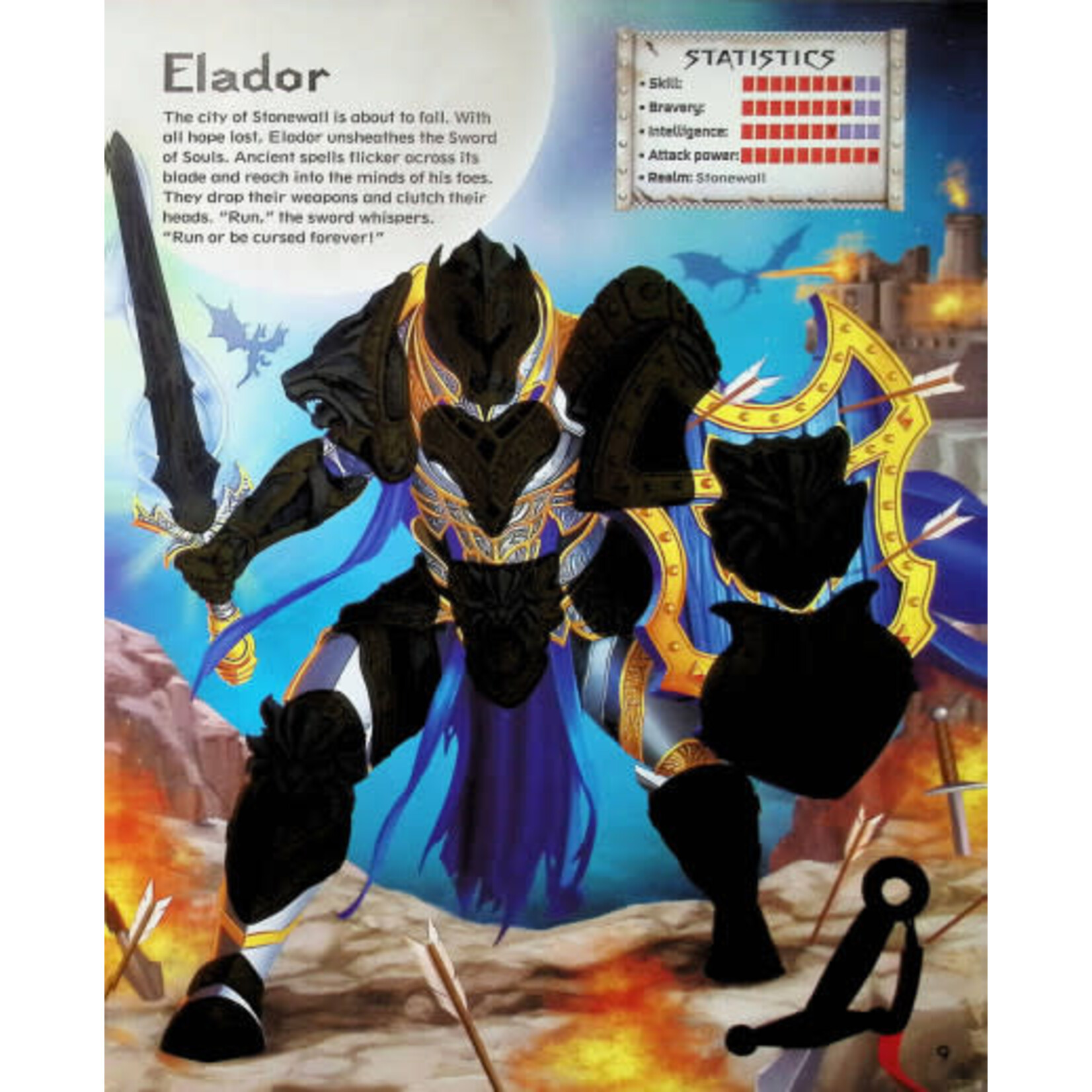 Usborne Build your Own Fantasy Warrior Sticker Book