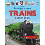 Usborne Build Your Own Trains Sticker Book