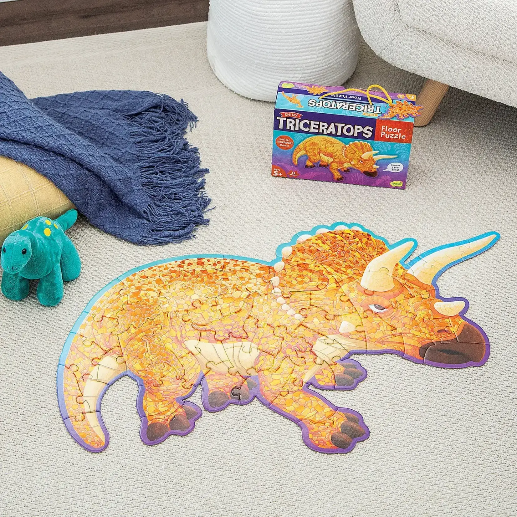 Mindware Triceratops Floor Puzzle 52 Pieces