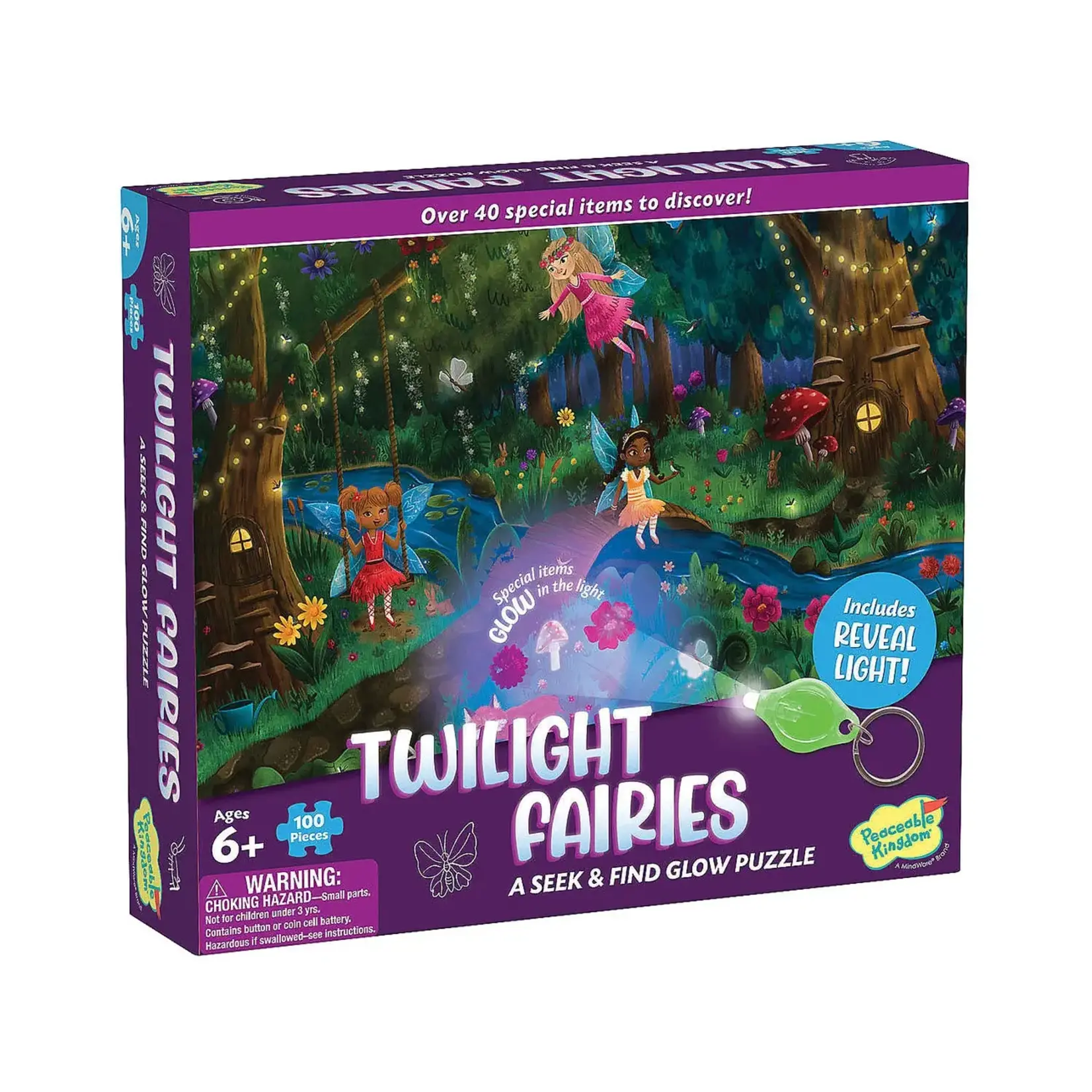 Mindware Seek and Find Twilight Fairies Glow Puzzle