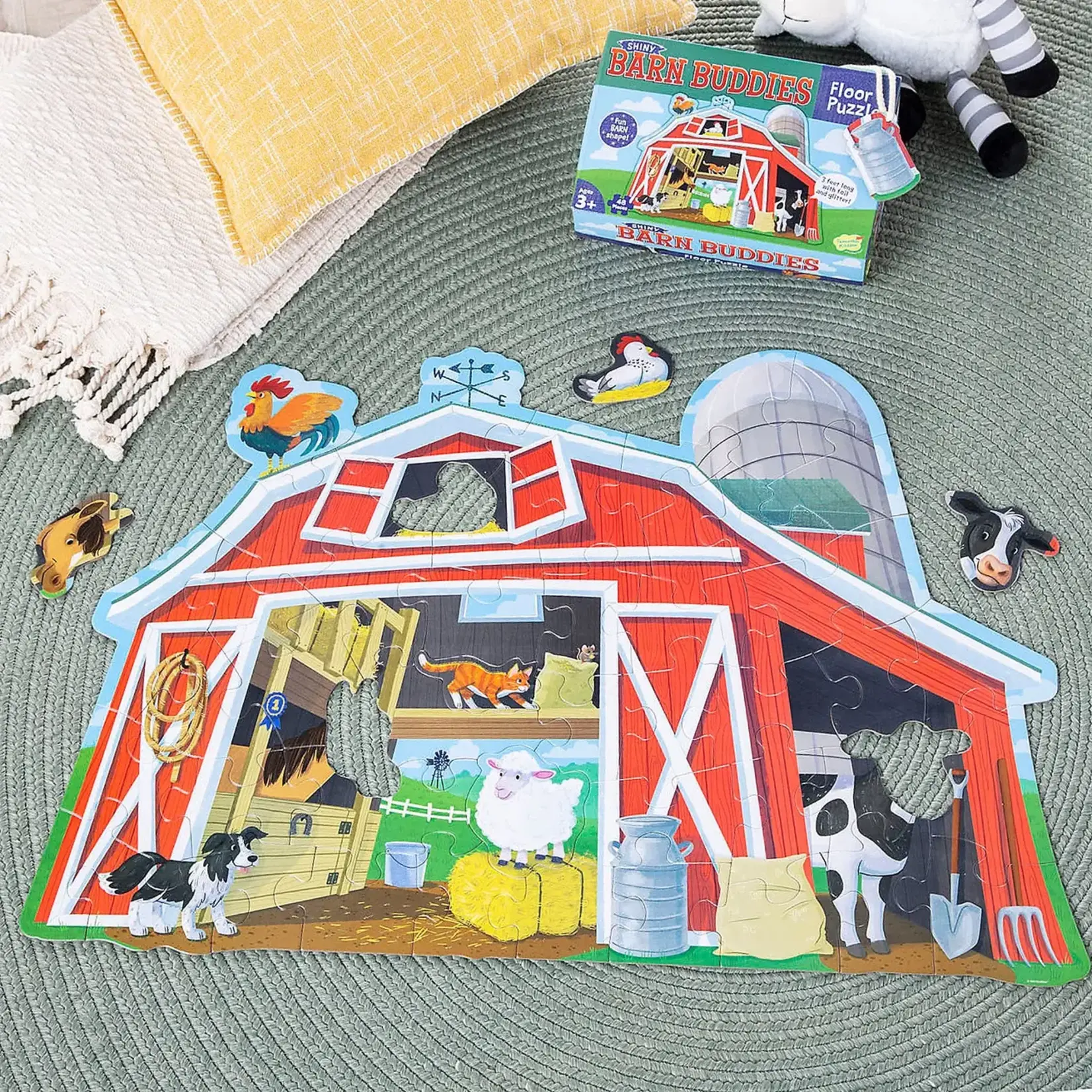 Mindware Floor Puzzle Barn Buddies