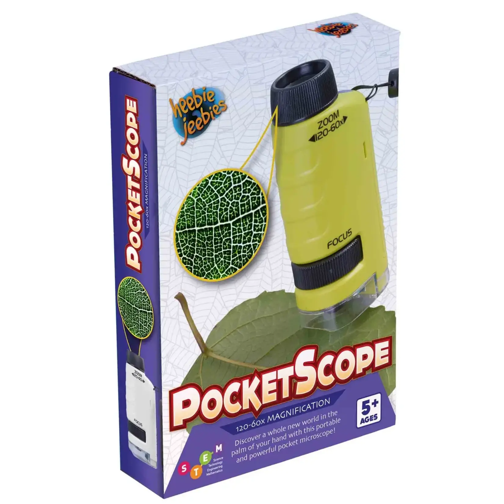Heebie Jeebies Pocket Scope Magnifier