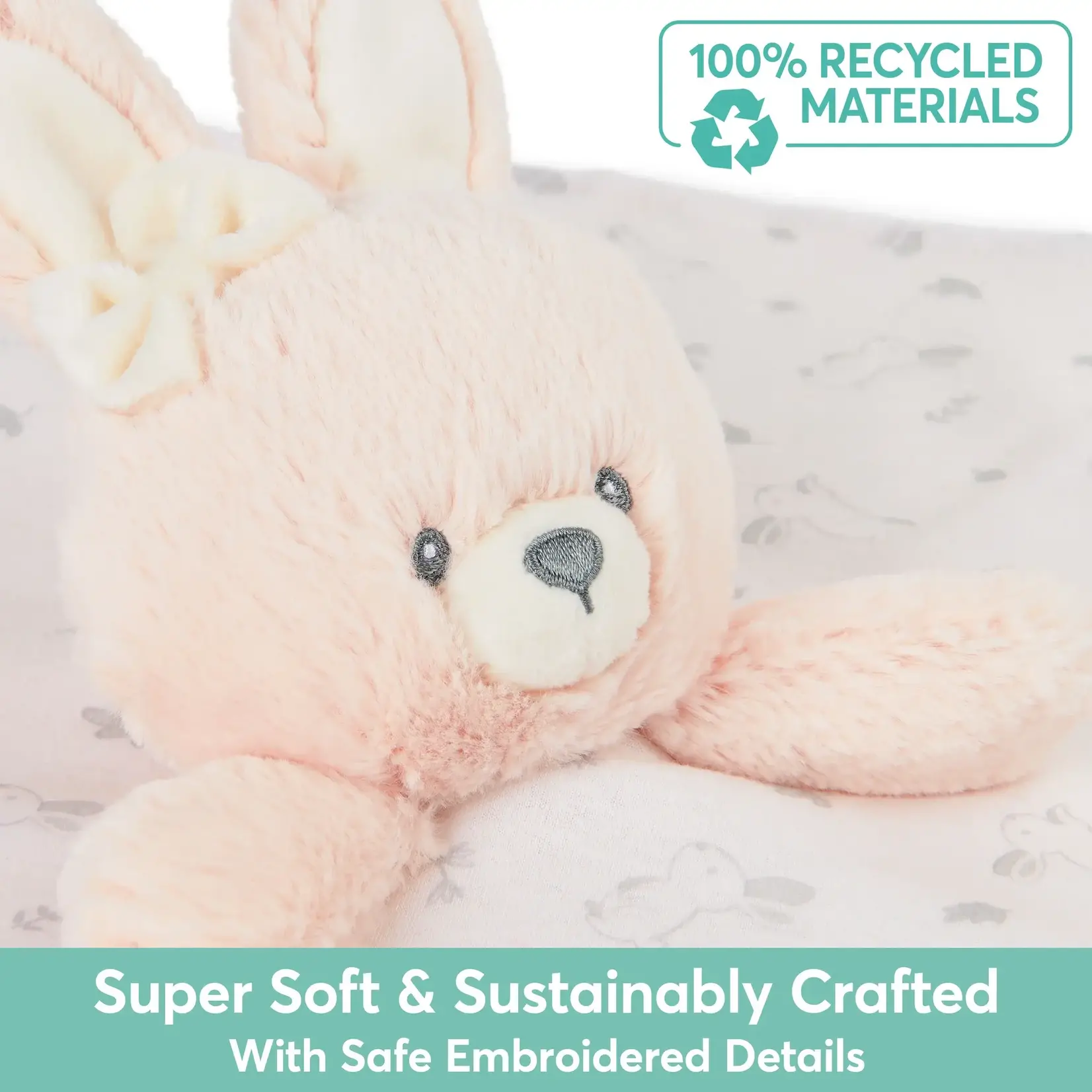 Rosie 100% Recycled Bunny Lovey