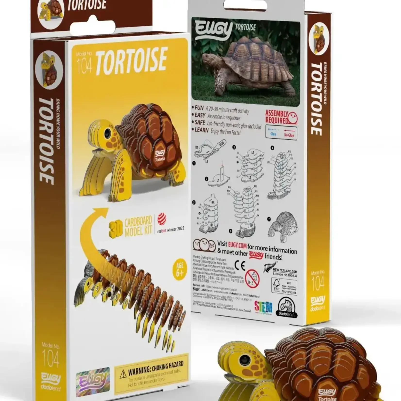 Safari Ltd Eugy - Tortoise 3D Puzzle