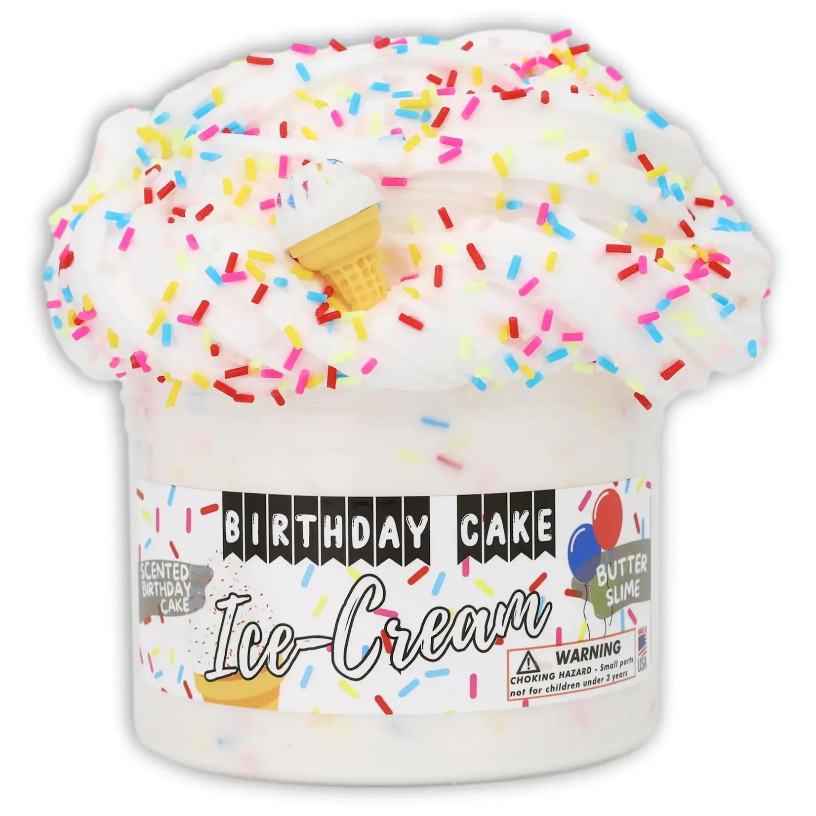 Dope Slimes Dope Slime - Birthday Cake Ice Cream