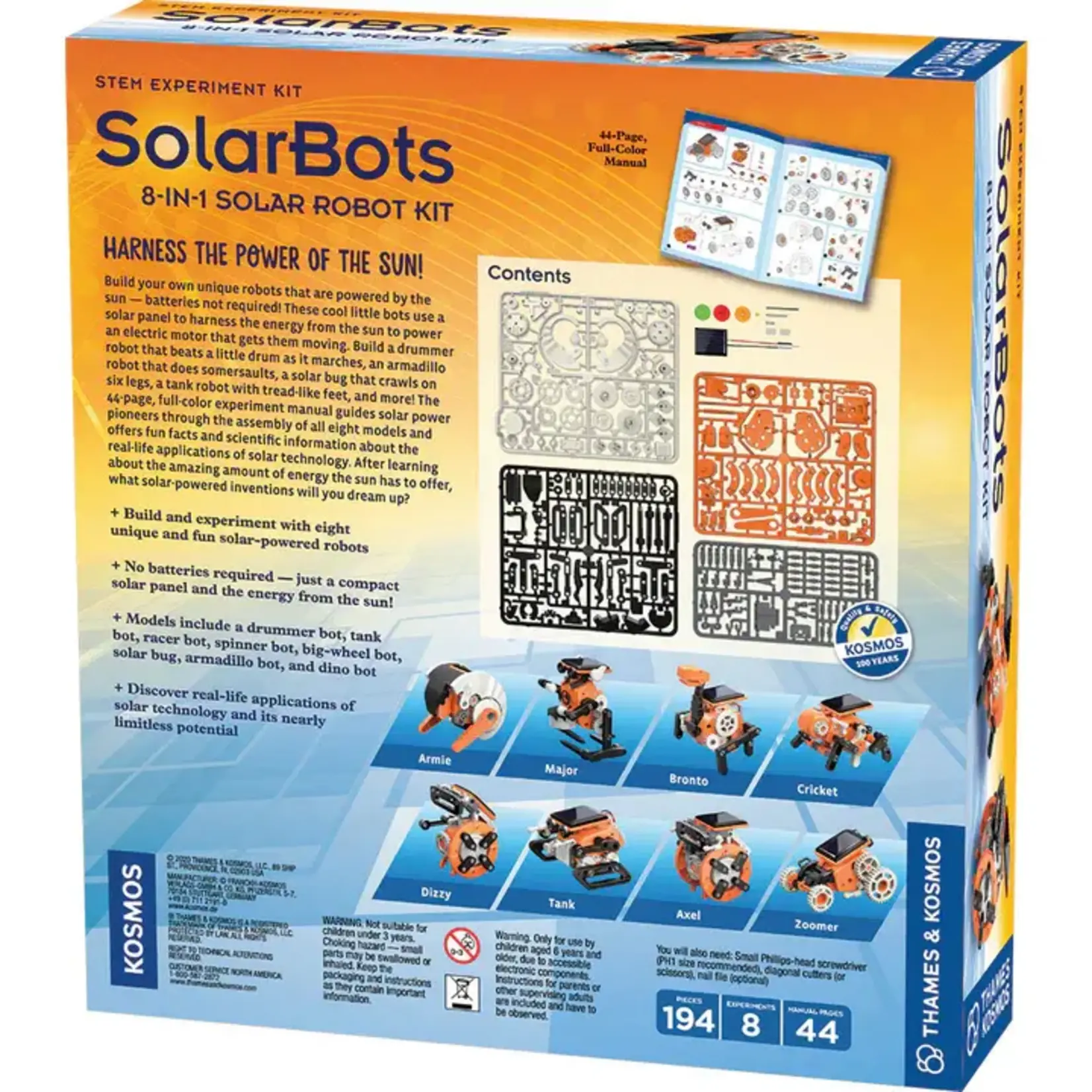 Thames and Kosmos Solar Bots 8 in 1 kit