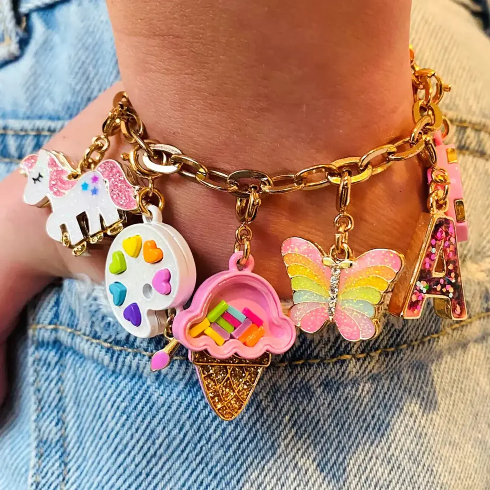 CHARM IT! Gold Paint Palette Charm
