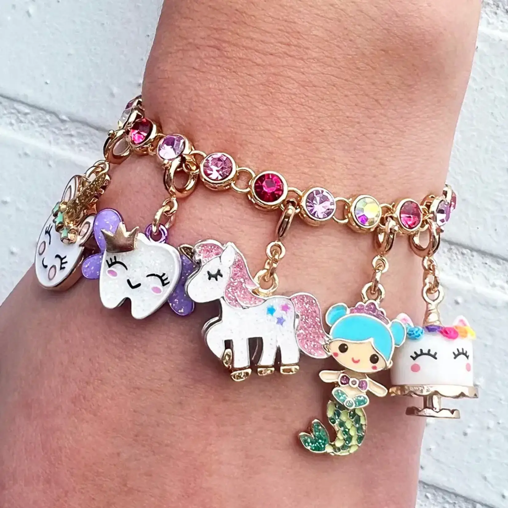 CHARM IT! Gold Glitter Unicorn Charm