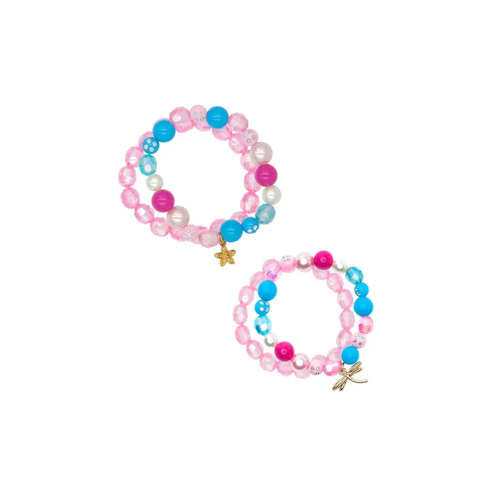 Great Pretenders Dragonfly Spring Bracelet 2 piece Set