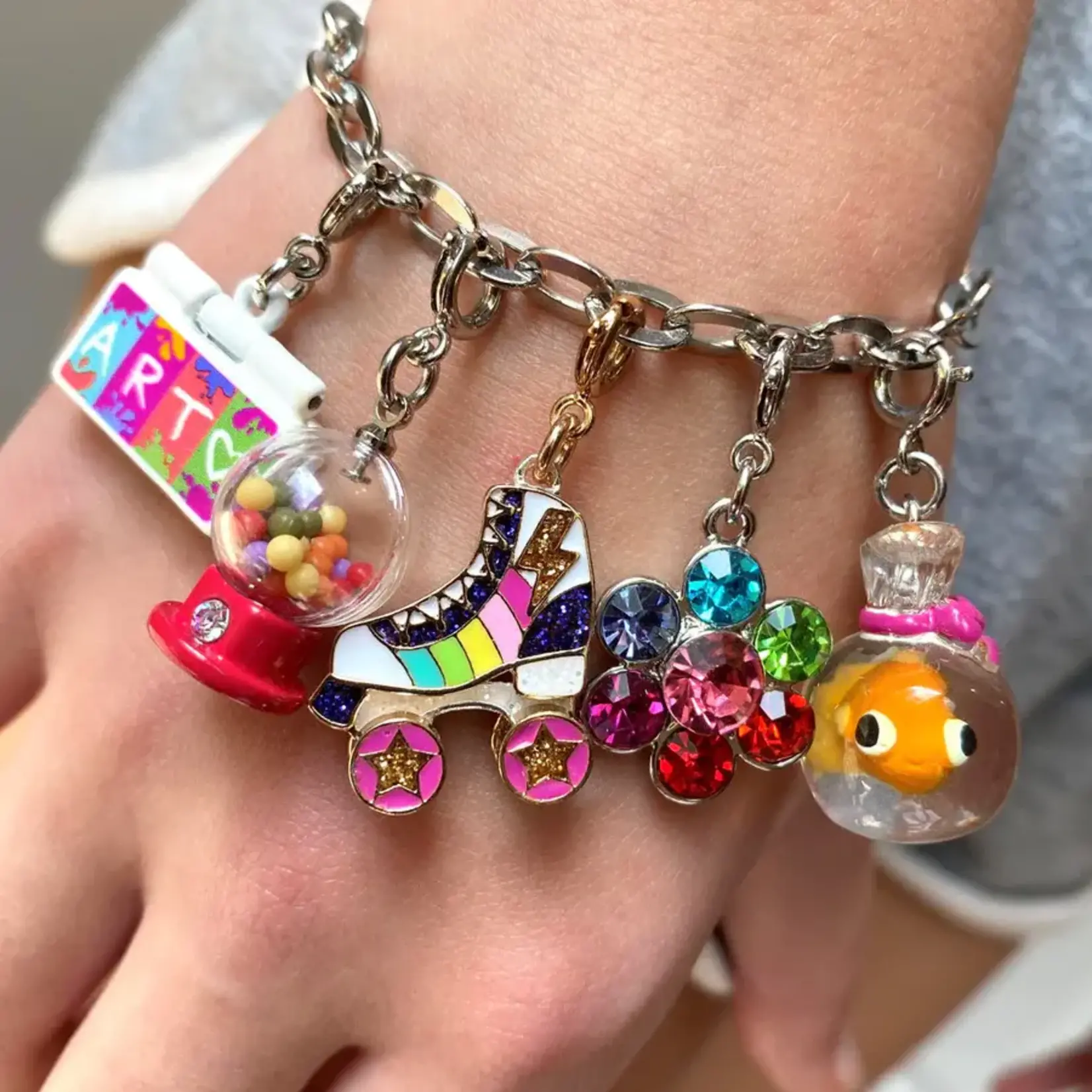 CHARM IT! CHARM IT!  Silver Chain Bracelet