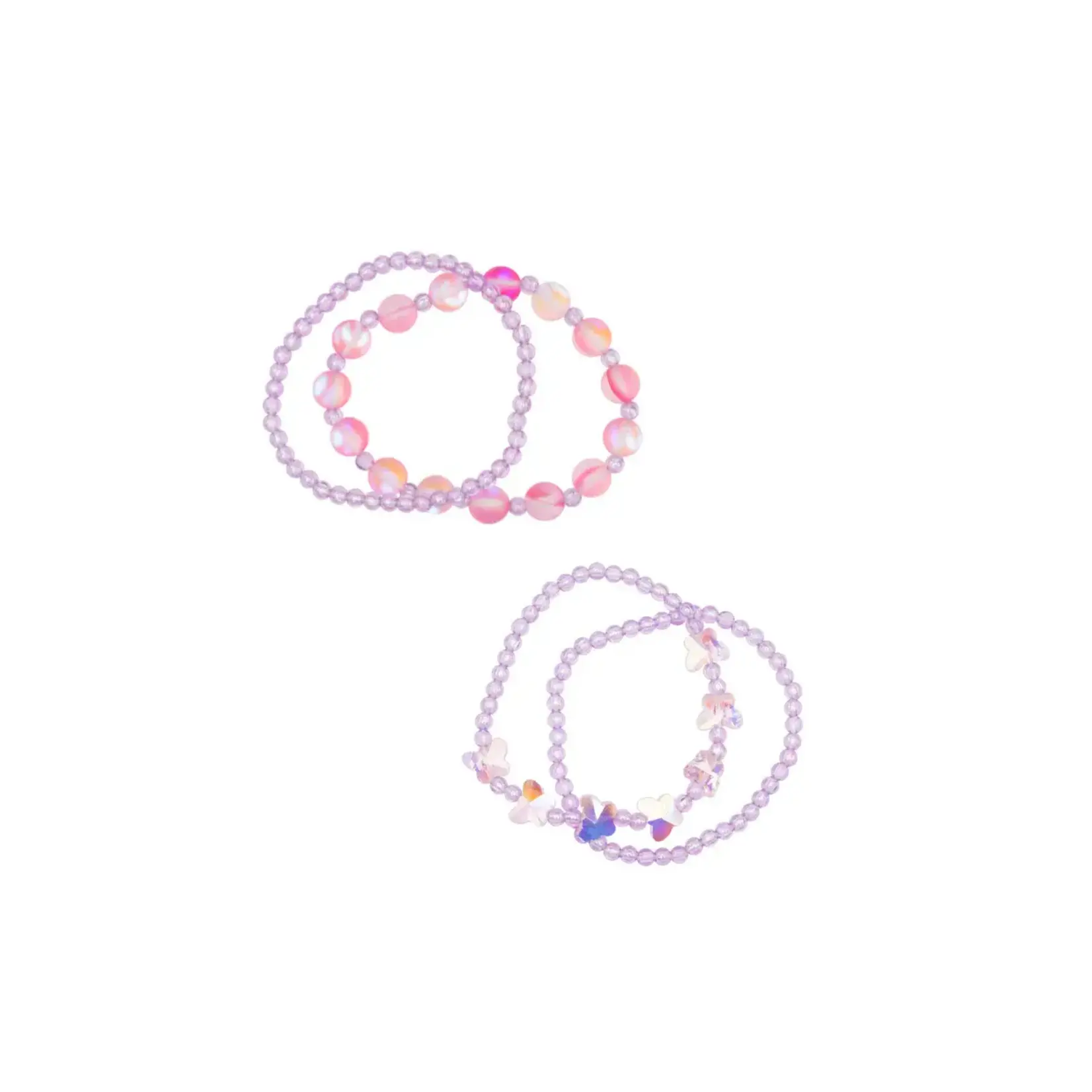 Great Pretenders Boutique Shimmer Butterfly Bracelet Set