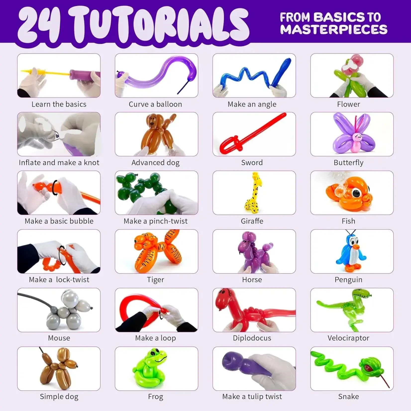 Dan & Darci Balloon Animal Twisting Kit
