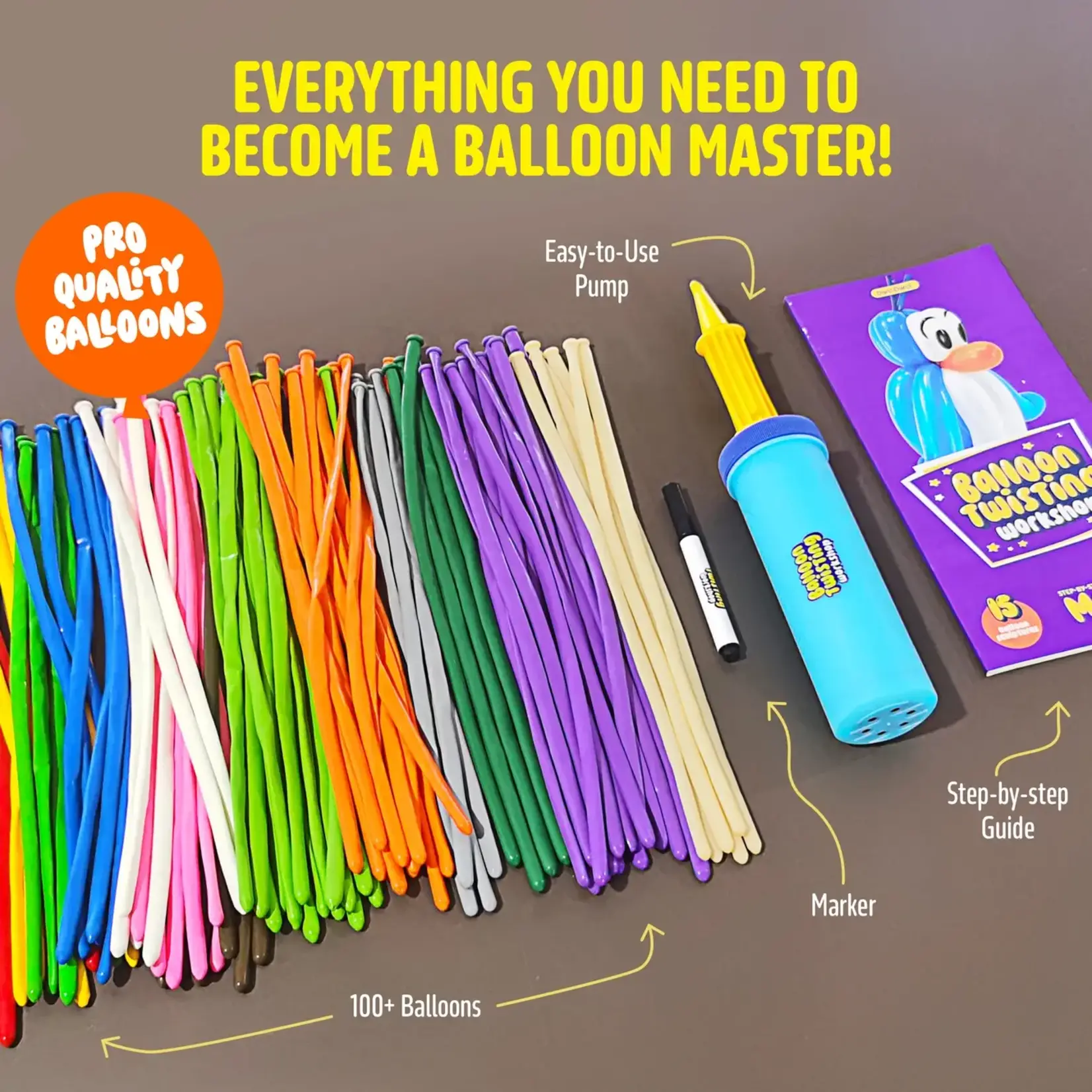 Dan & Darci Balloon Animal Twisting Kit