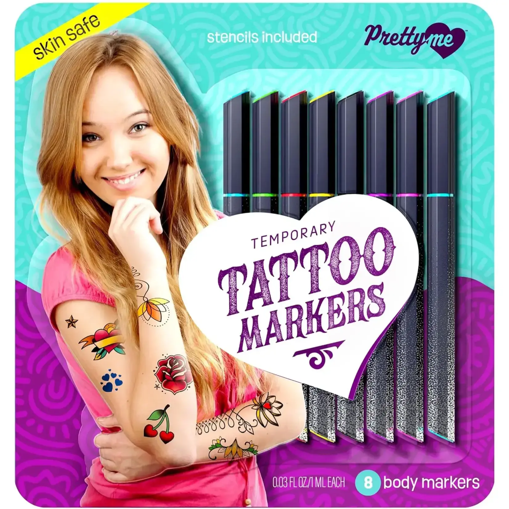 Dan & Darci Temporary Tattoo Body Markers