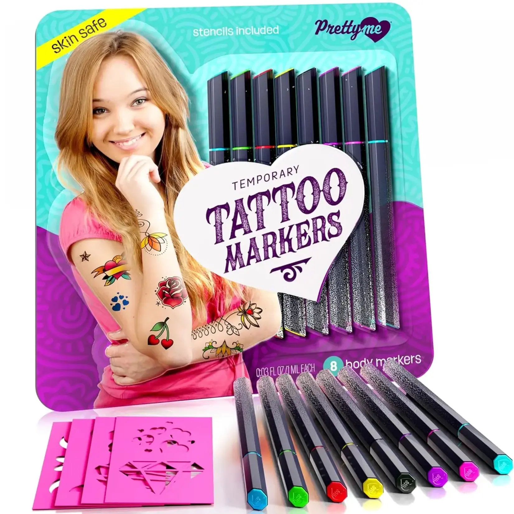 Dan & Darci Temporary Tattoo Body Markers
