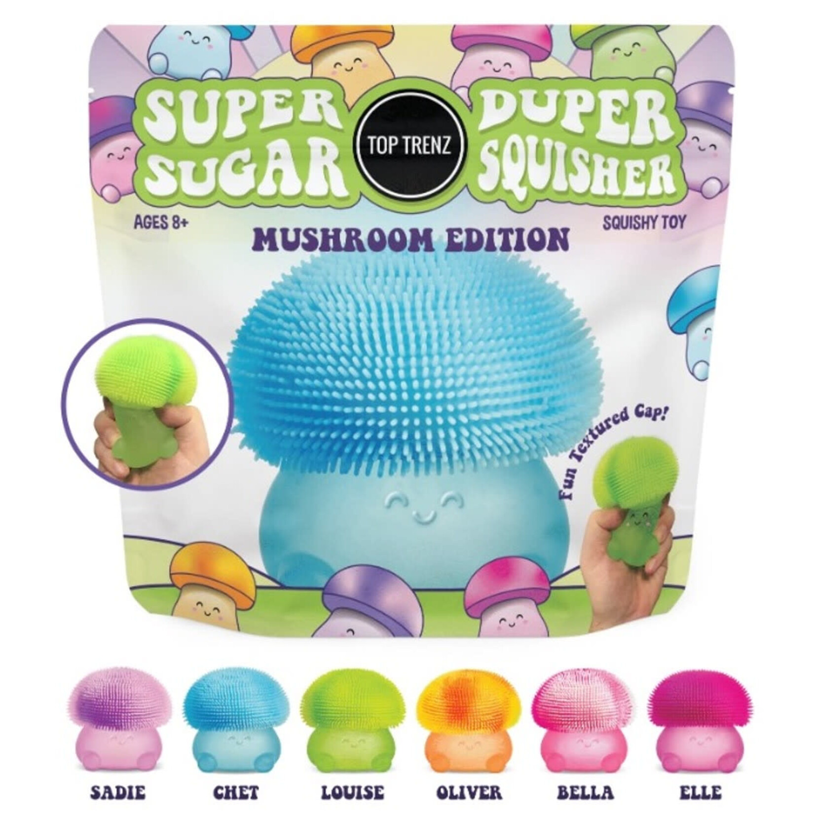 Top Trenz Super Duper Sugar Squisher Mushroom