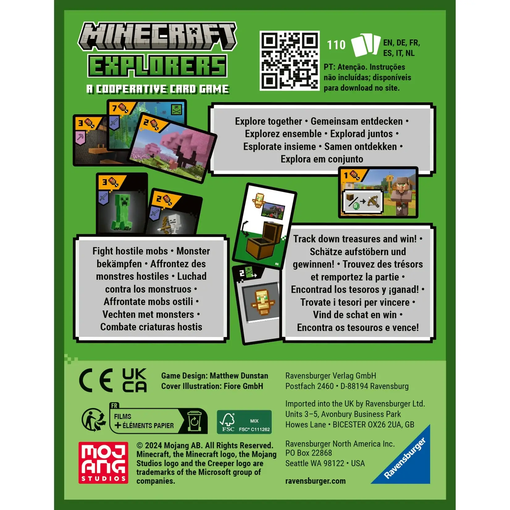 Ravensburger Minecraft Explorers Card Game