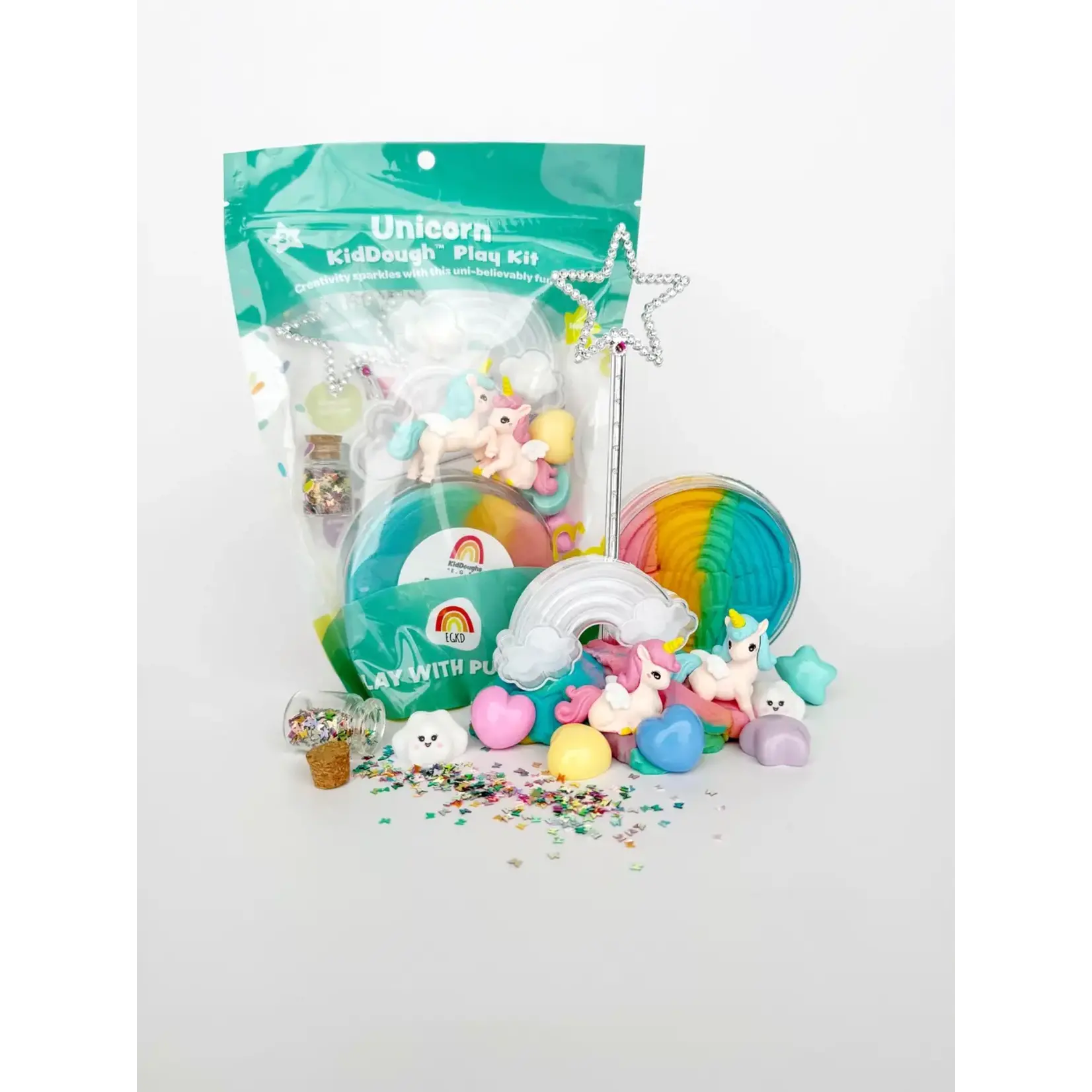Earth Grown KidDoughs Unicorn KidDough Play Kit