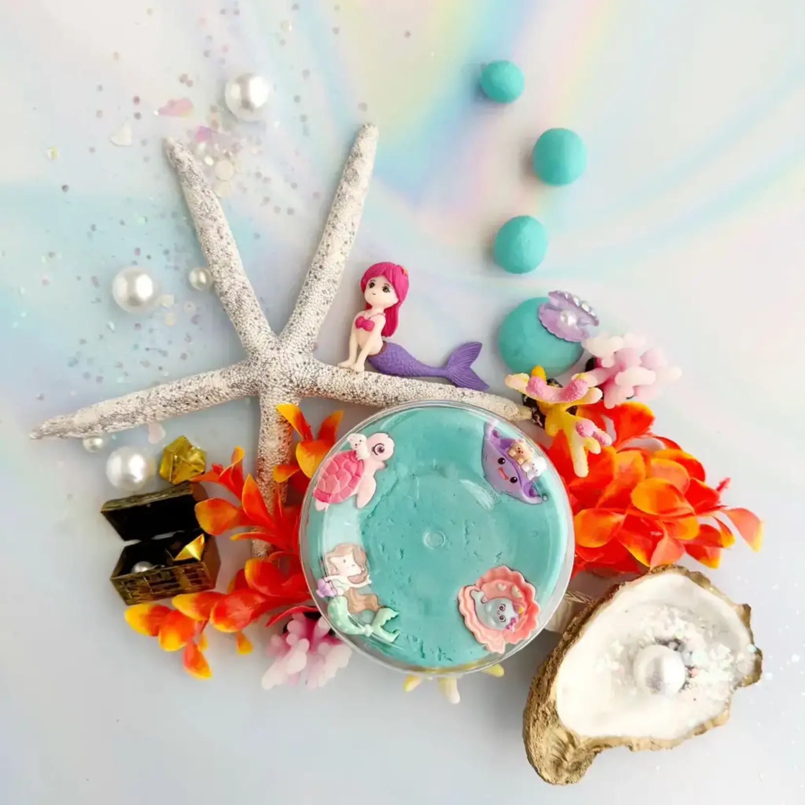 Earth Grown KidDoughs Mermaid KidDough Play Kit